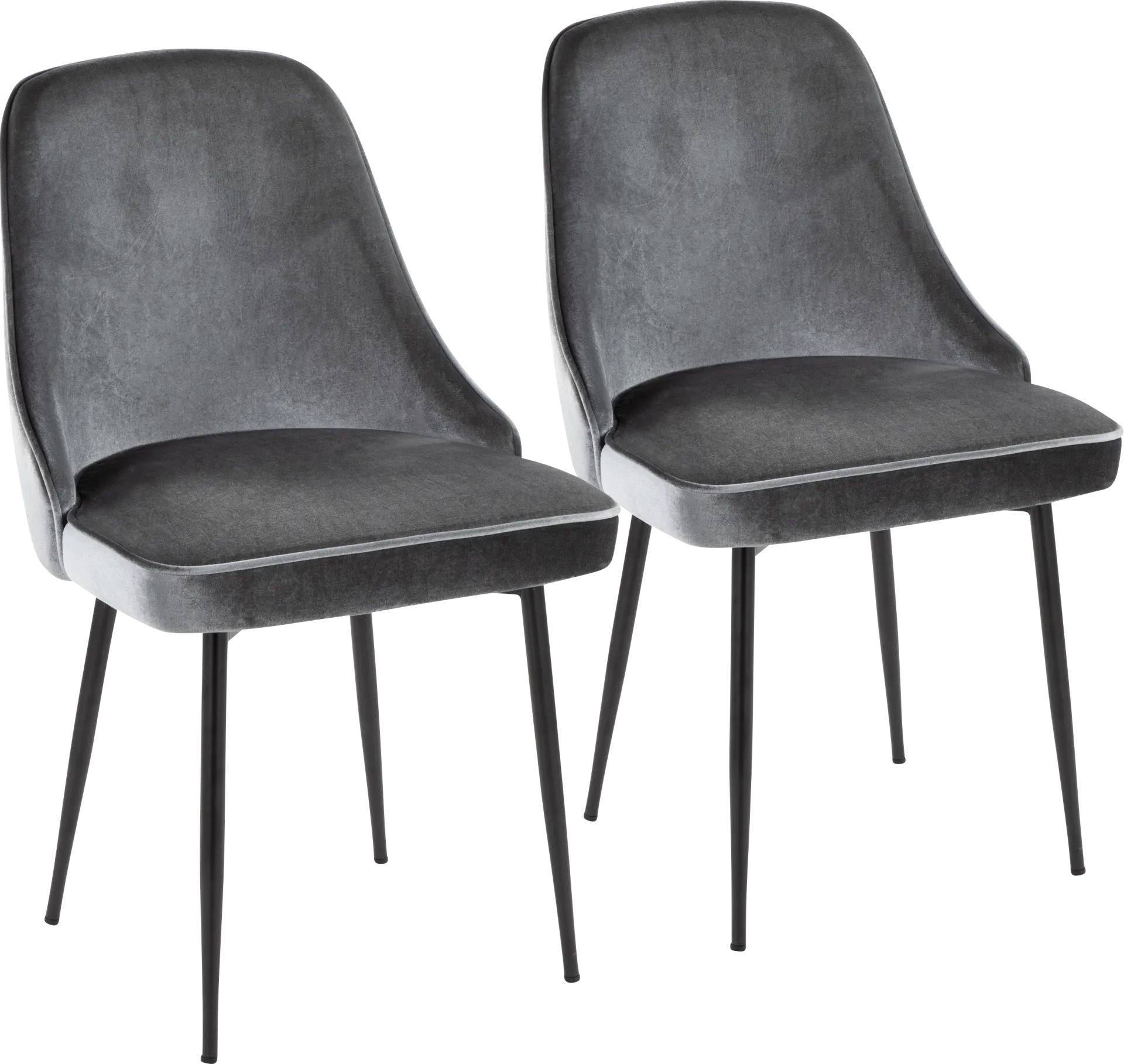 Clovis III Blue Dining Chair, Set of 2 - Image 1