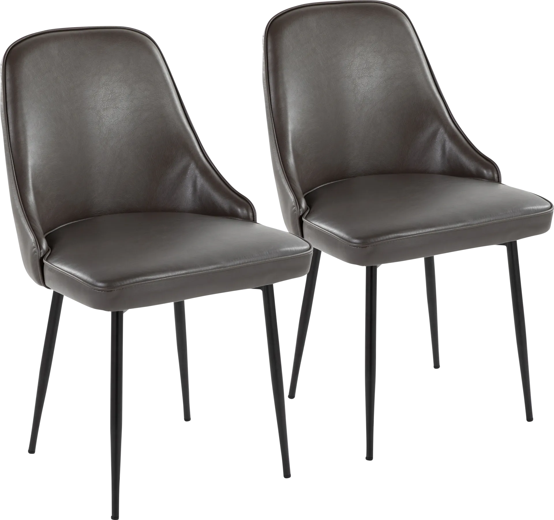 Clovis IV Gray Dining Chair, Set of 2 - Image 1