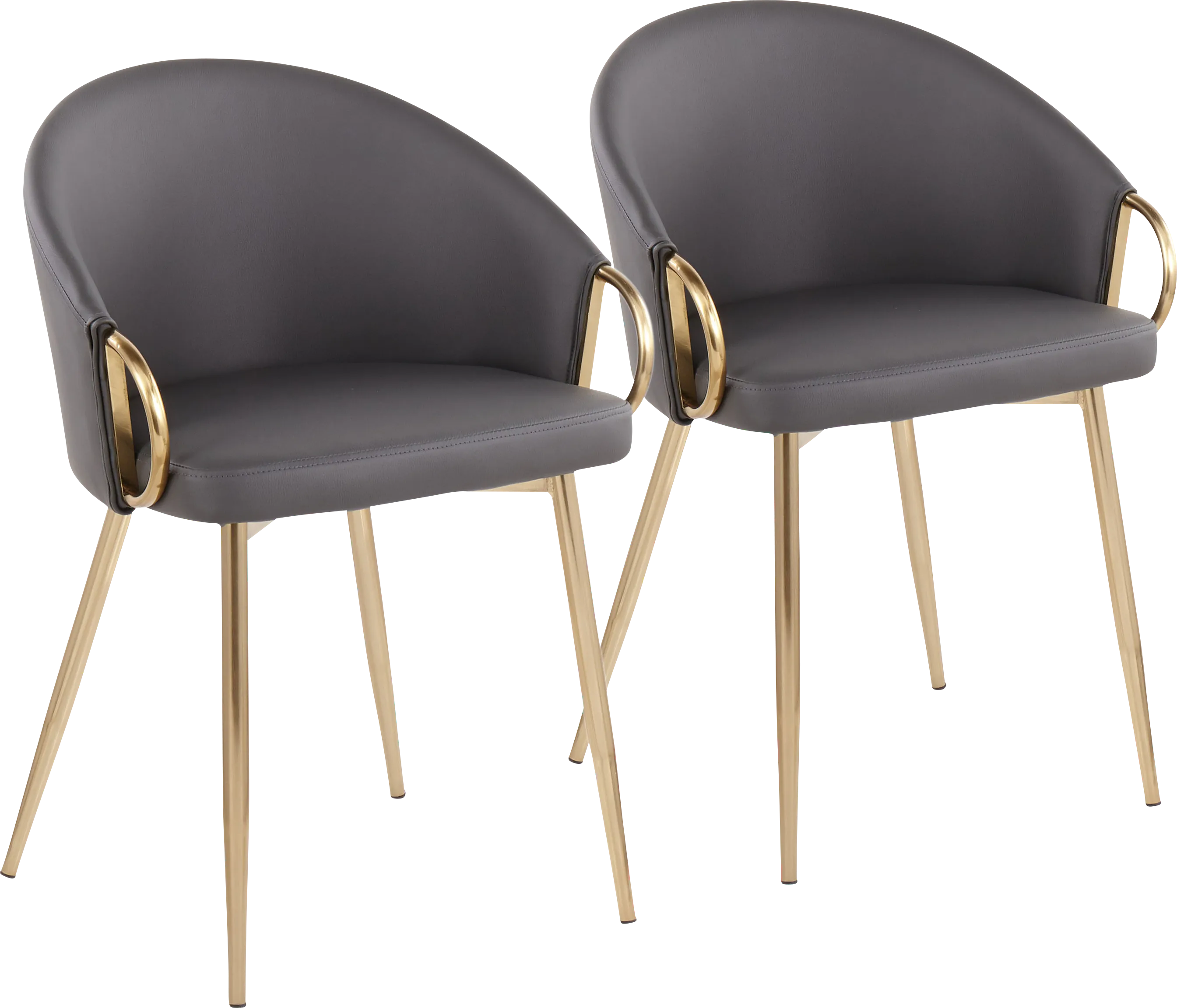 Stumberg I Gray Dining Chair, Set of 2 - Thumbnail - Image 1