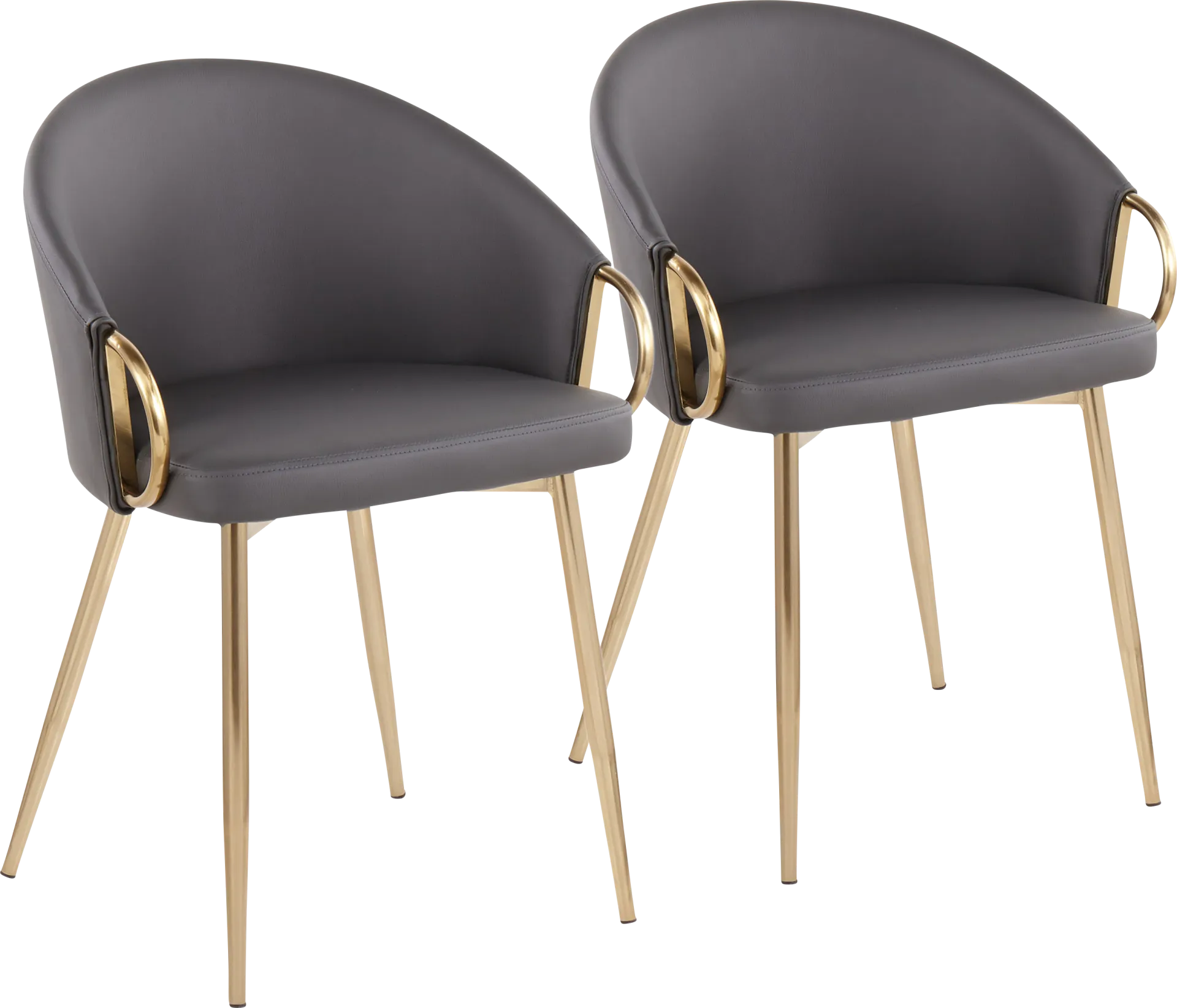 Stumberg I Gray Dining Chair, Set of 2 - Image 1