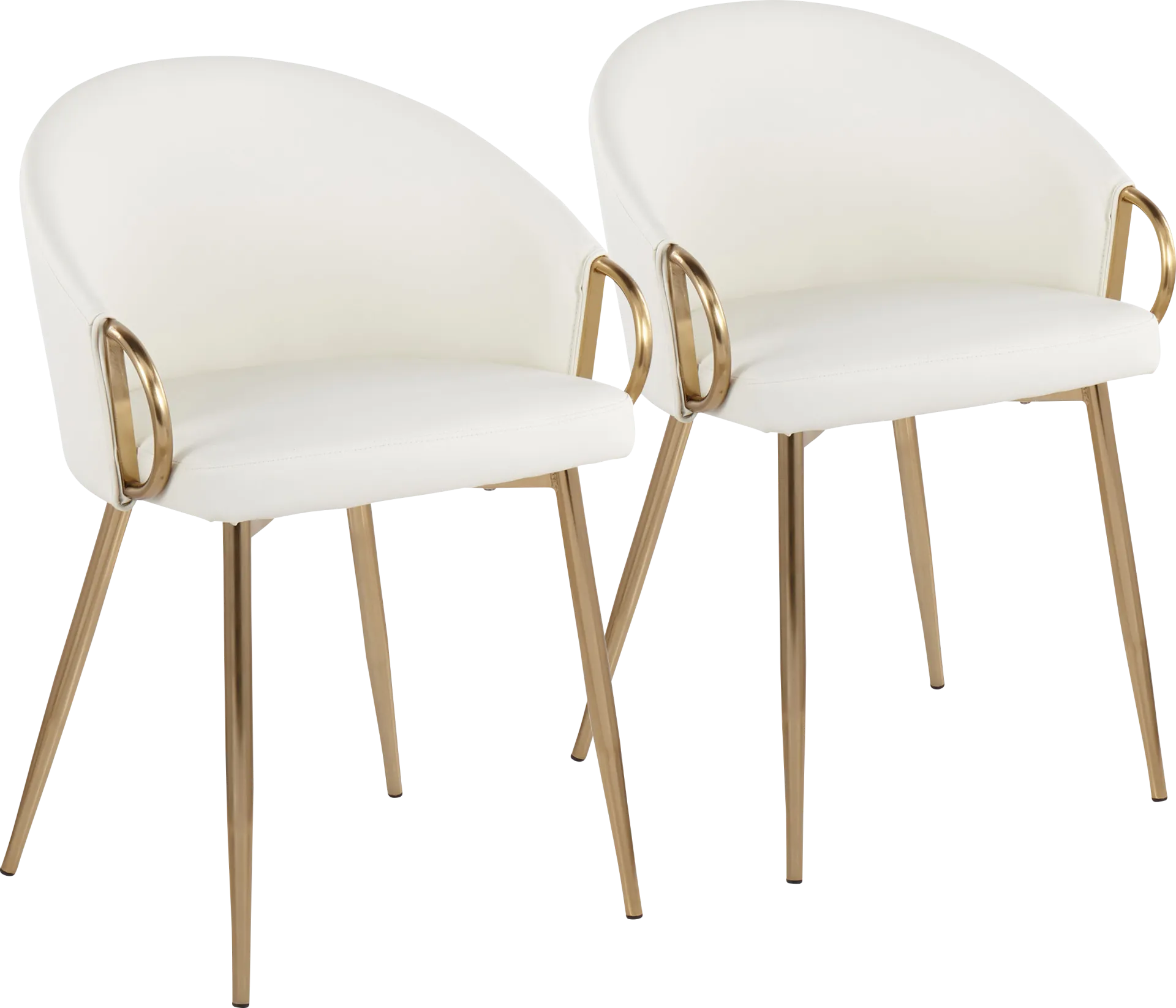 Stumberg I White Dining Chair, Set of 2 - Image 1