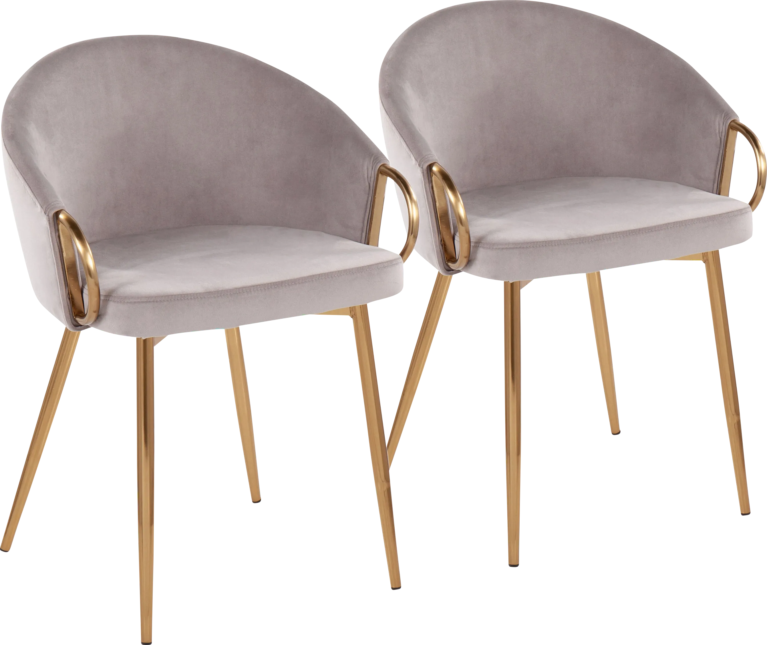 Stumberg III Gray Dining Chair, Set of 2 - Thumbnail - Image 1