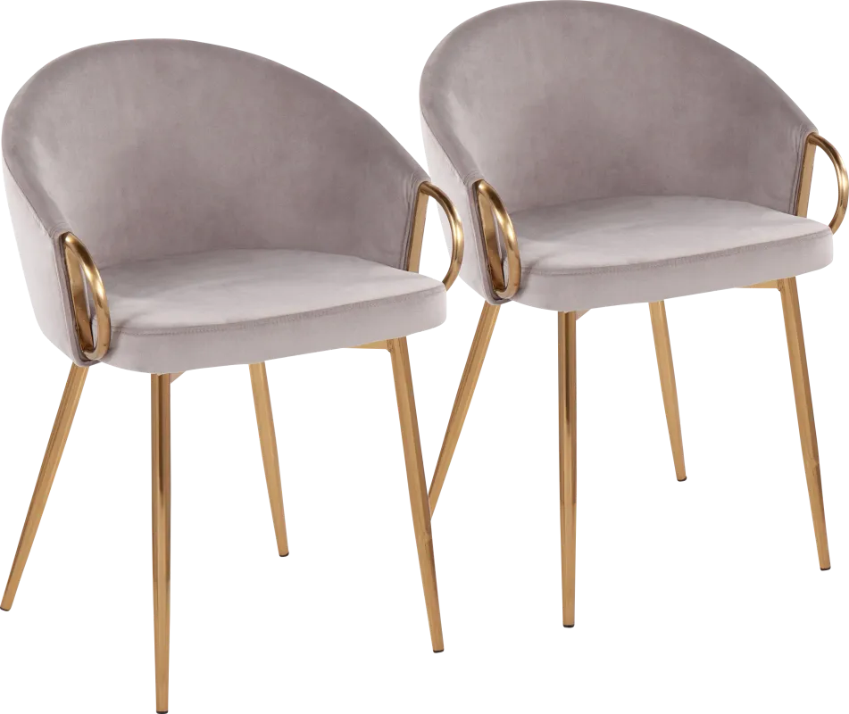Stumberg III Gray Dining Chair, Set of 2