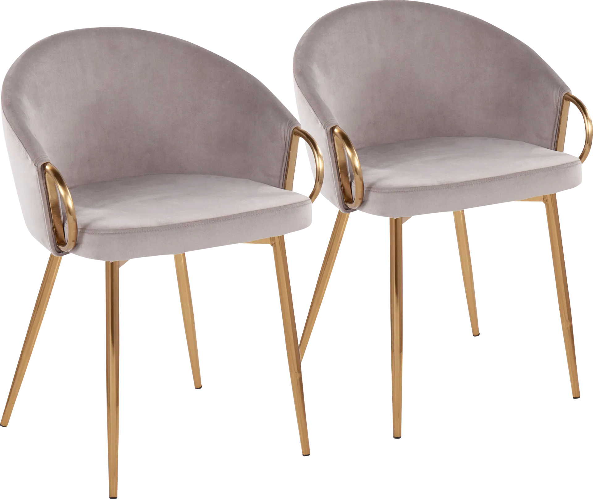 Stumberg III Gray Dining Chair, Set of 2 - Image 1