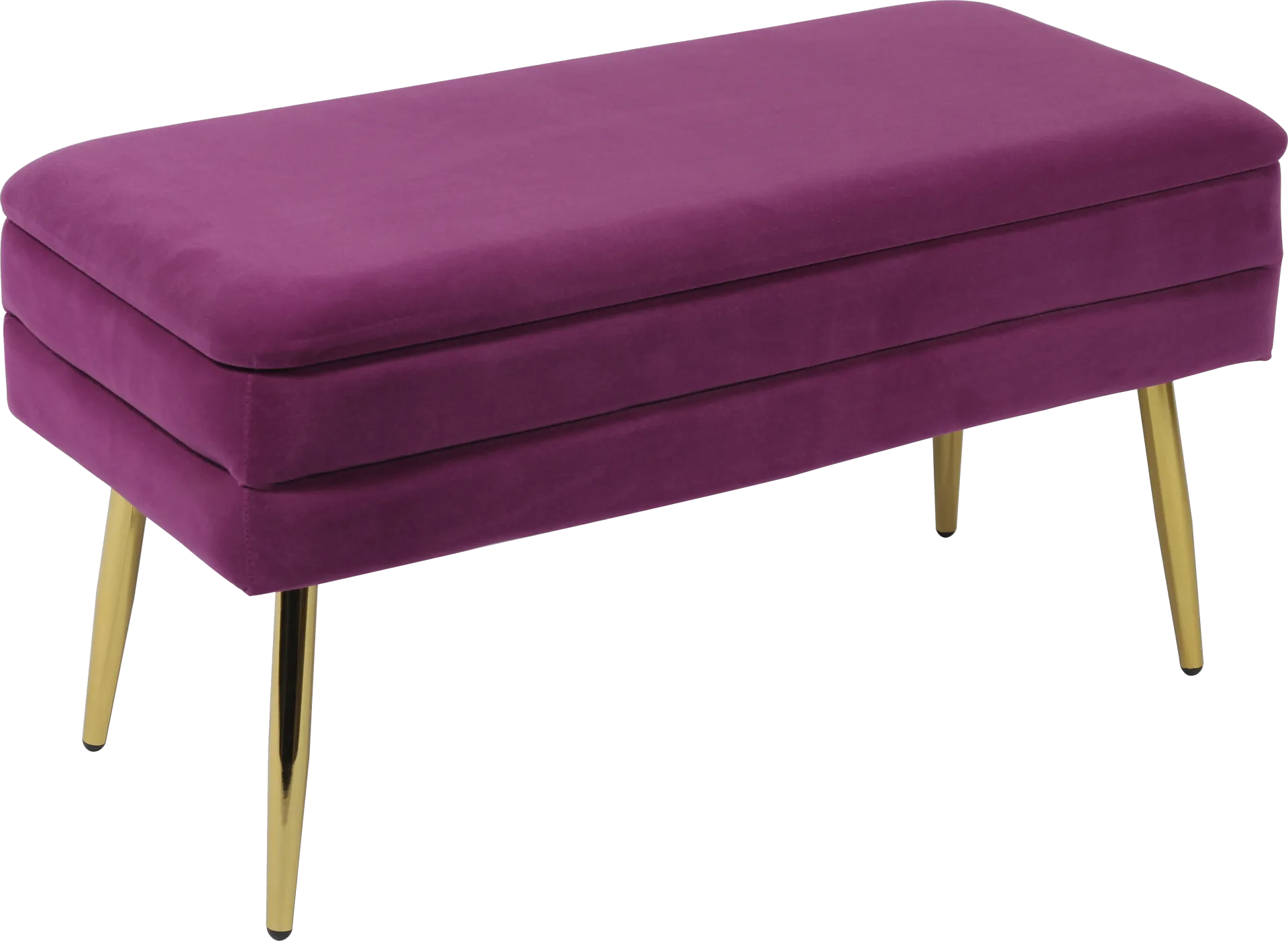 Eauclair Plum Storage Bench - Image 1