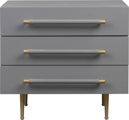 Troperan Gray Nightstand