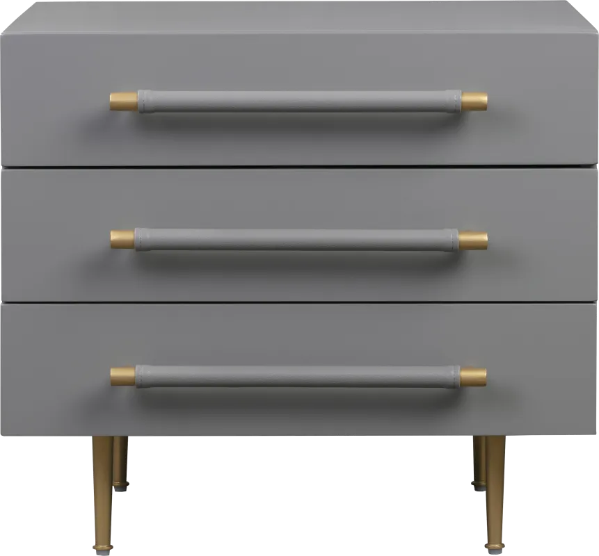 Troperan Gray Nightstand
