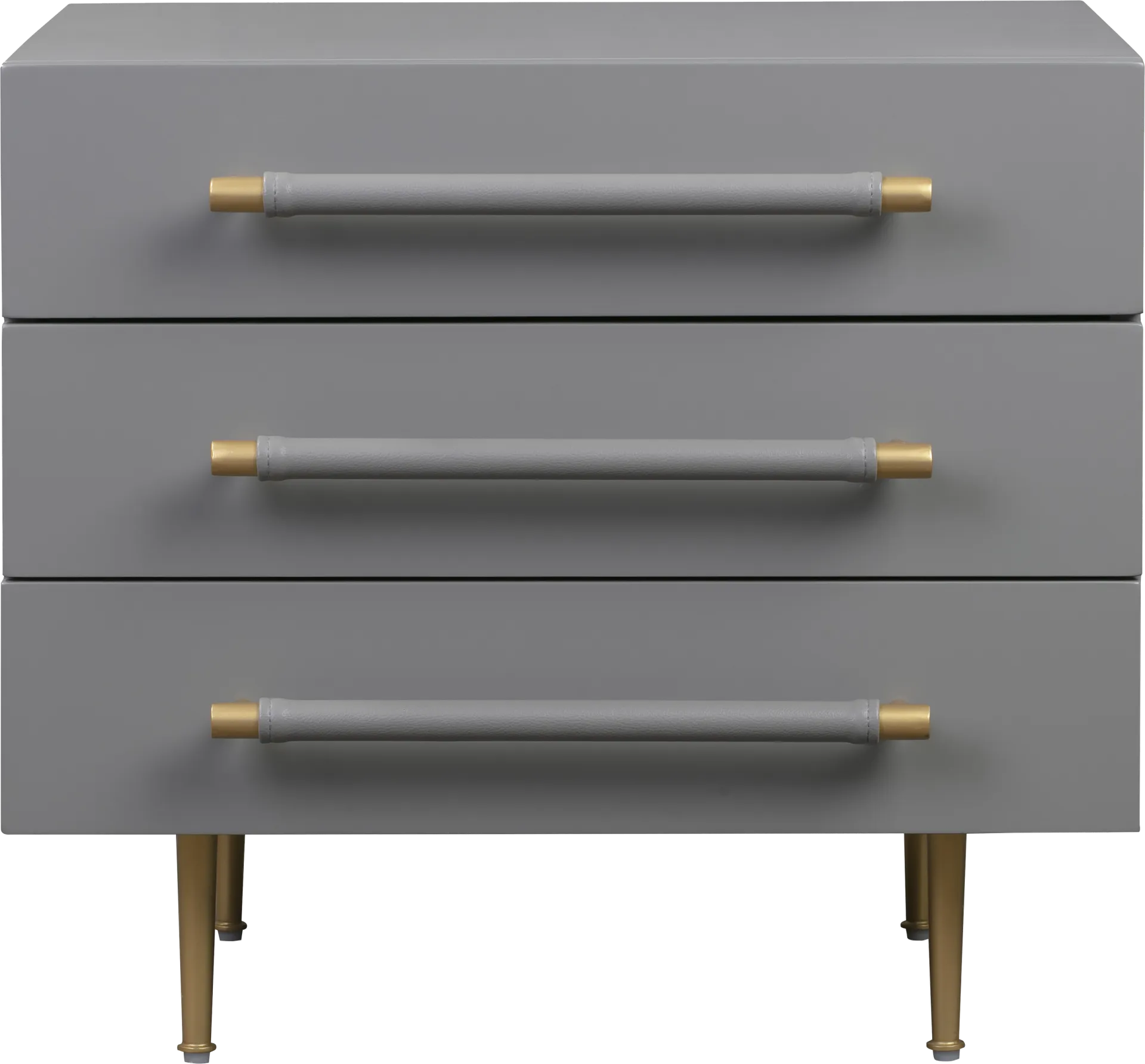 Troperan Gray Nightstand - Image 1