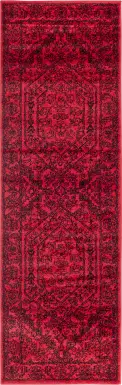 Daylee Red 2'6 x 8' Runner Rug