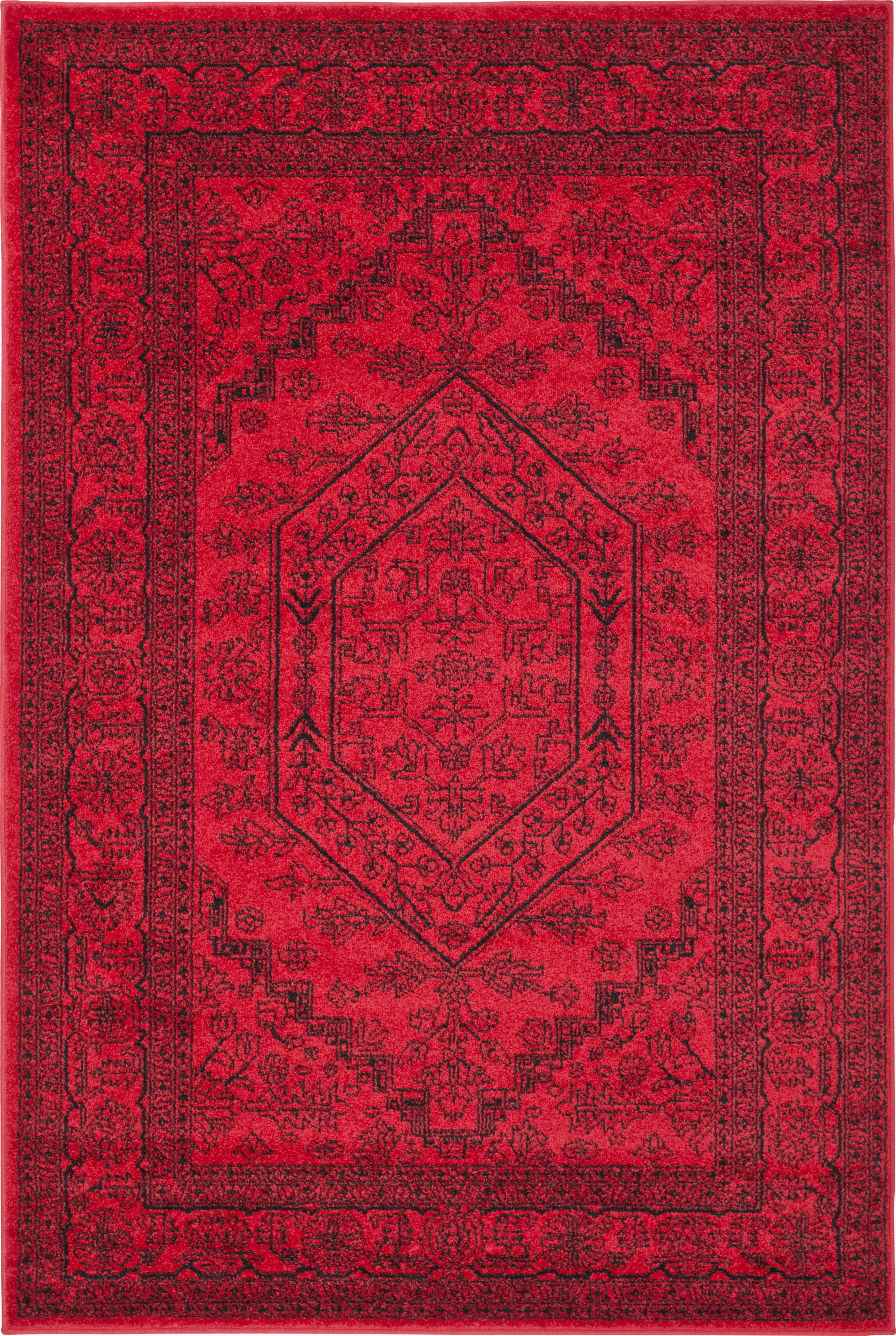 Daylee Red 5' x 8' Rug - Thumbnail - Image 1