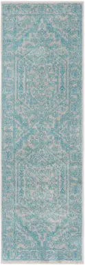 Daylee Light Gray 2'6 x 8' Runner Rug