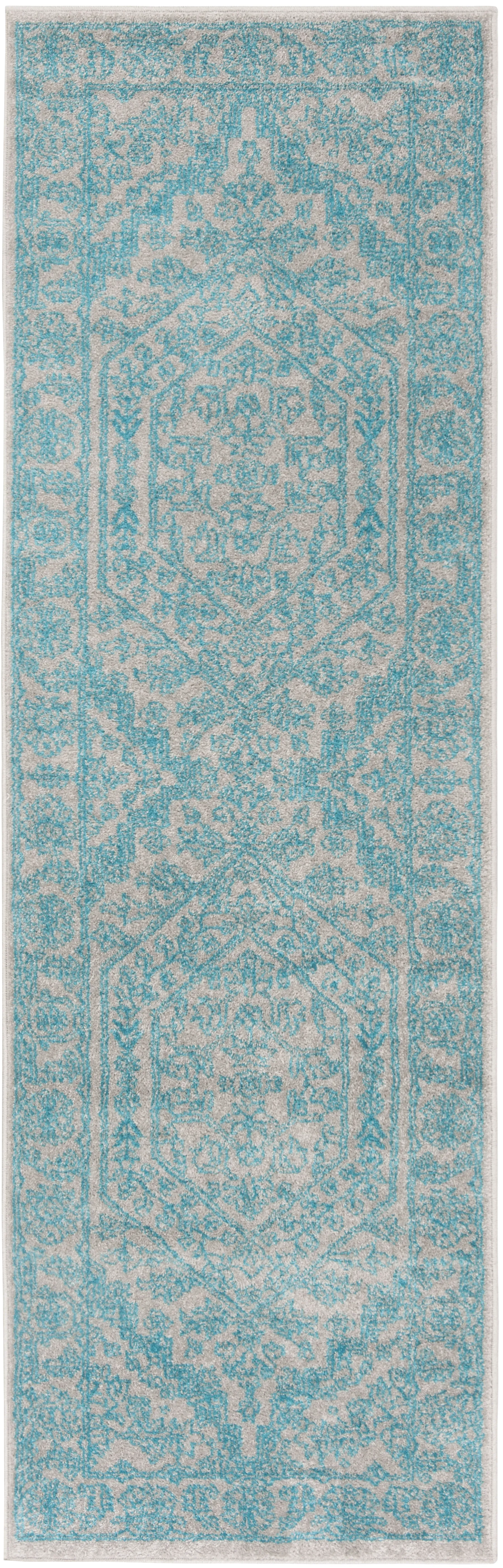 Daylee Light Gray 2'6 x 8' Runner Rug - Image 1