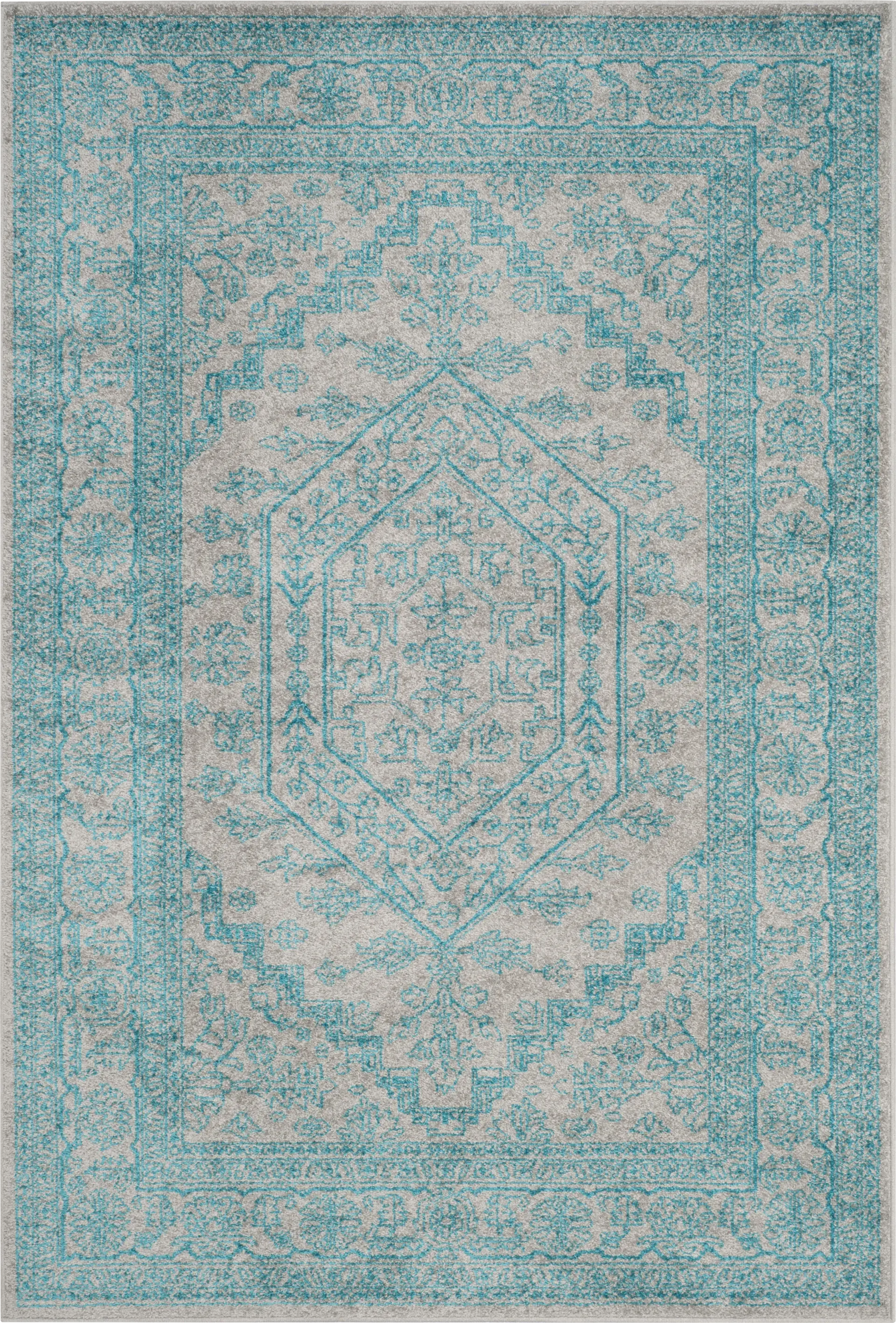 Daylee Light Gray 6' x 9' Rug