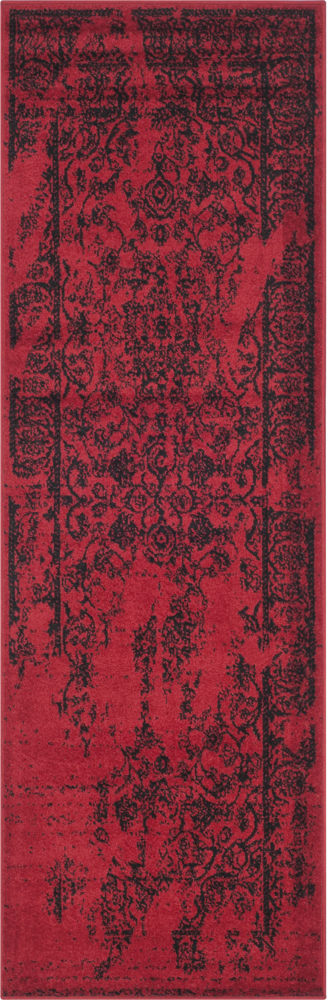 Elinora Red 2'6 x 8' Runner Rug - Image 1
