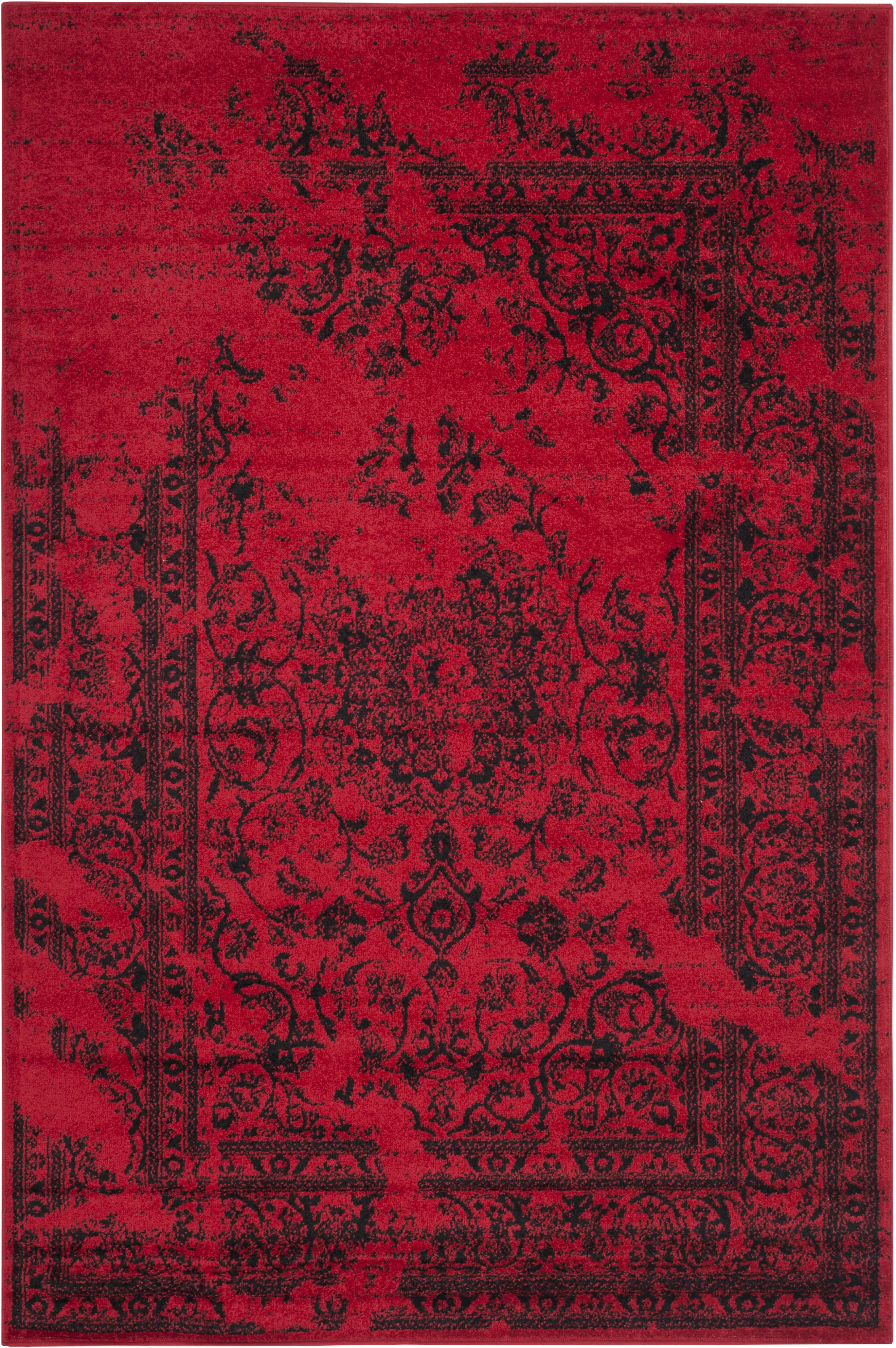 Elinora Red 5' x 8' Rug - Thumbnail - Image 1