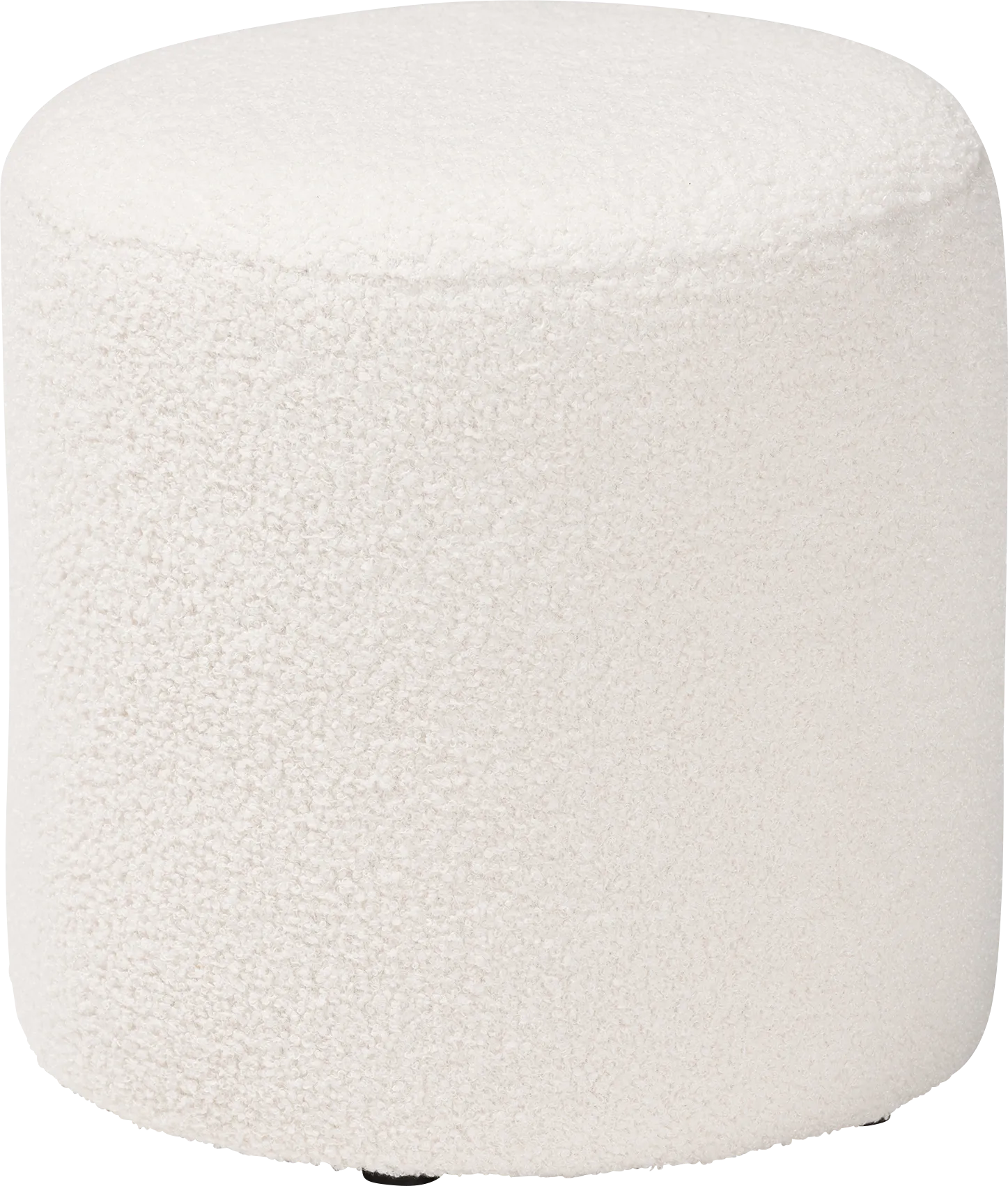 Dallyon Ivory Ottoman - Thumbnail - Image 1