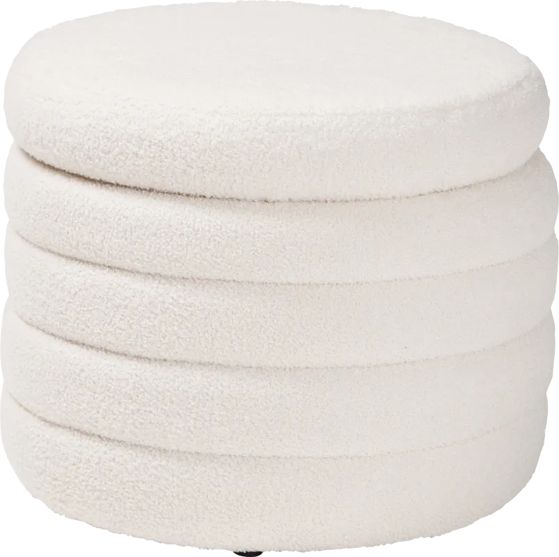 Lavilla Ivory Ottoman