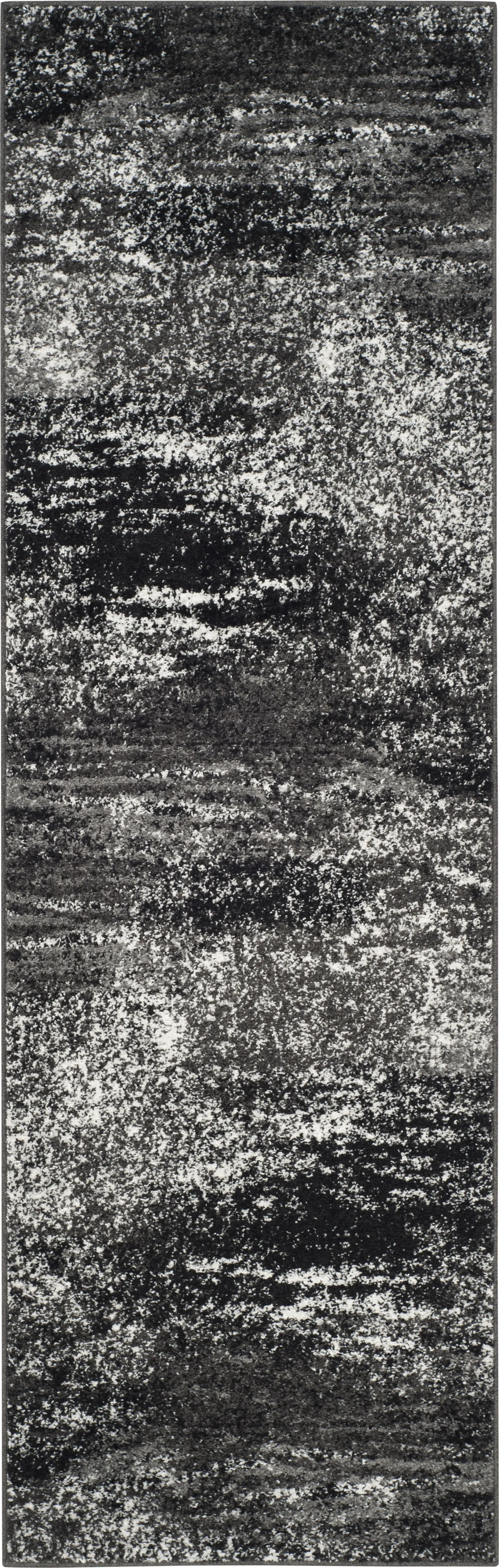 Anvar Silver 2'6 x 8' Runner Rug - Image 1