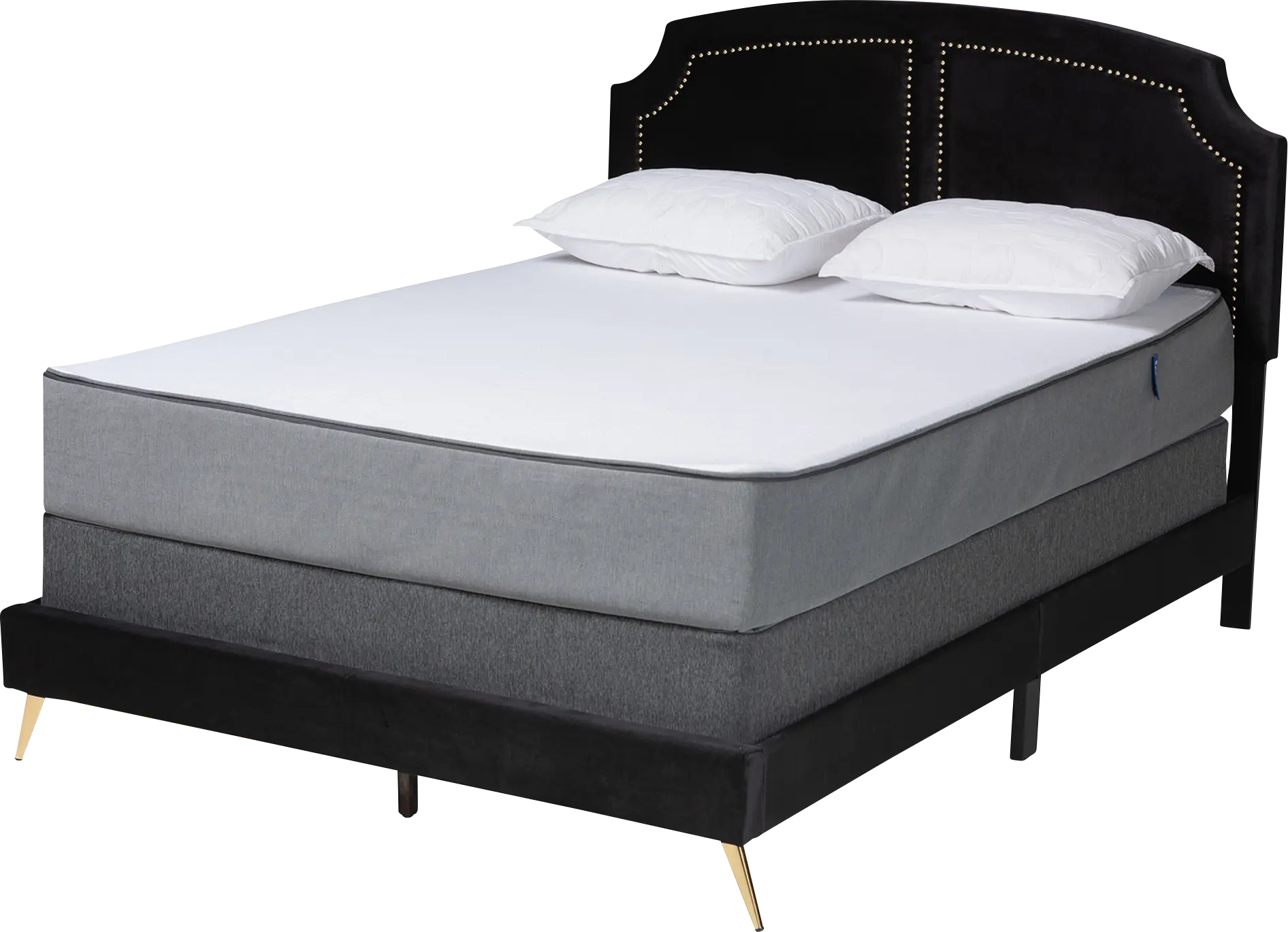 Anahma Black Queen Bed