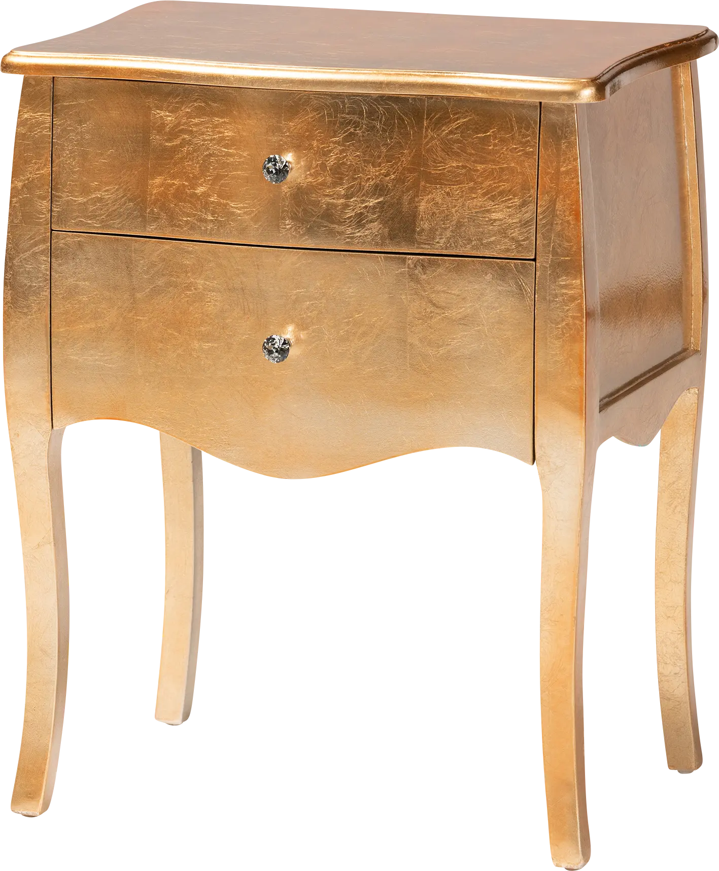 Brinkhoff II Gold Nightstand