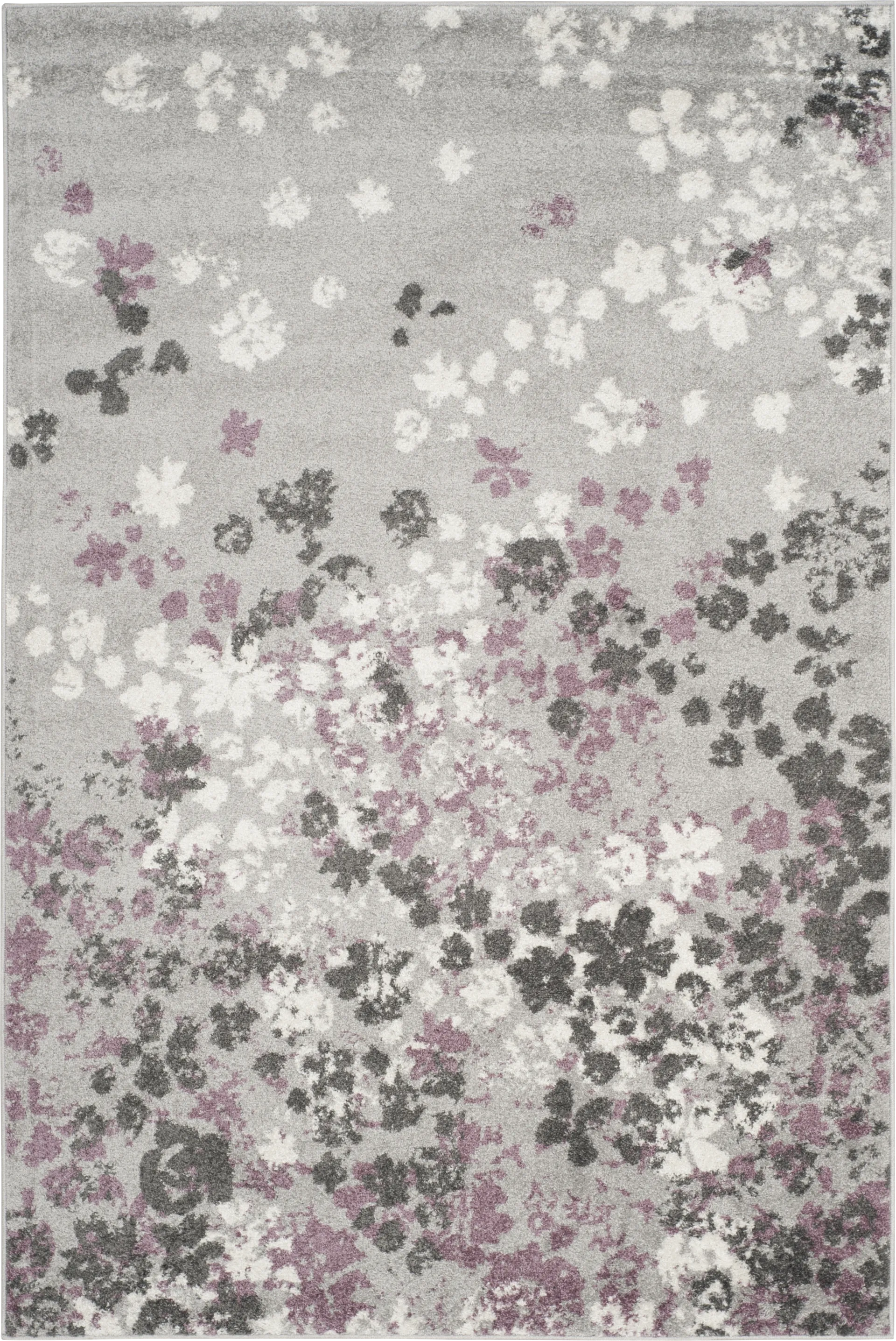 Cleora Light Gray 6' x 9' Rug - Image 1