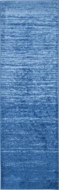Omeir Blue 2'6 x 8' Runner Rug