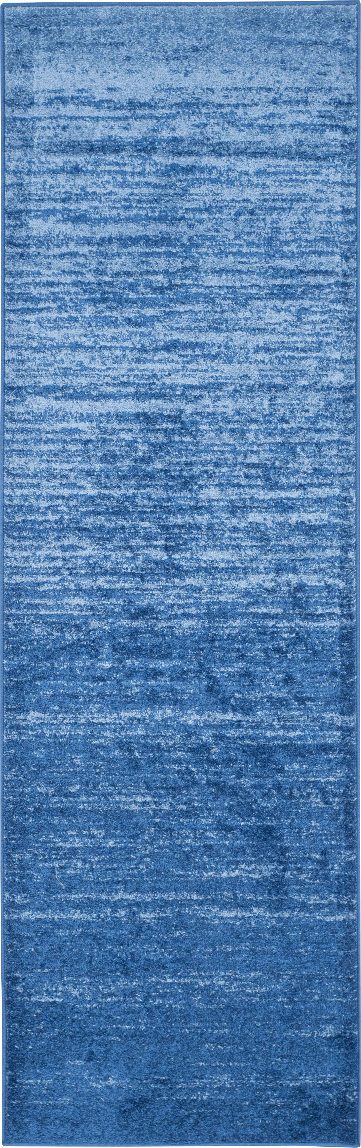 Omeir Blue 2'6 x 8' Runner Rug - Image 1