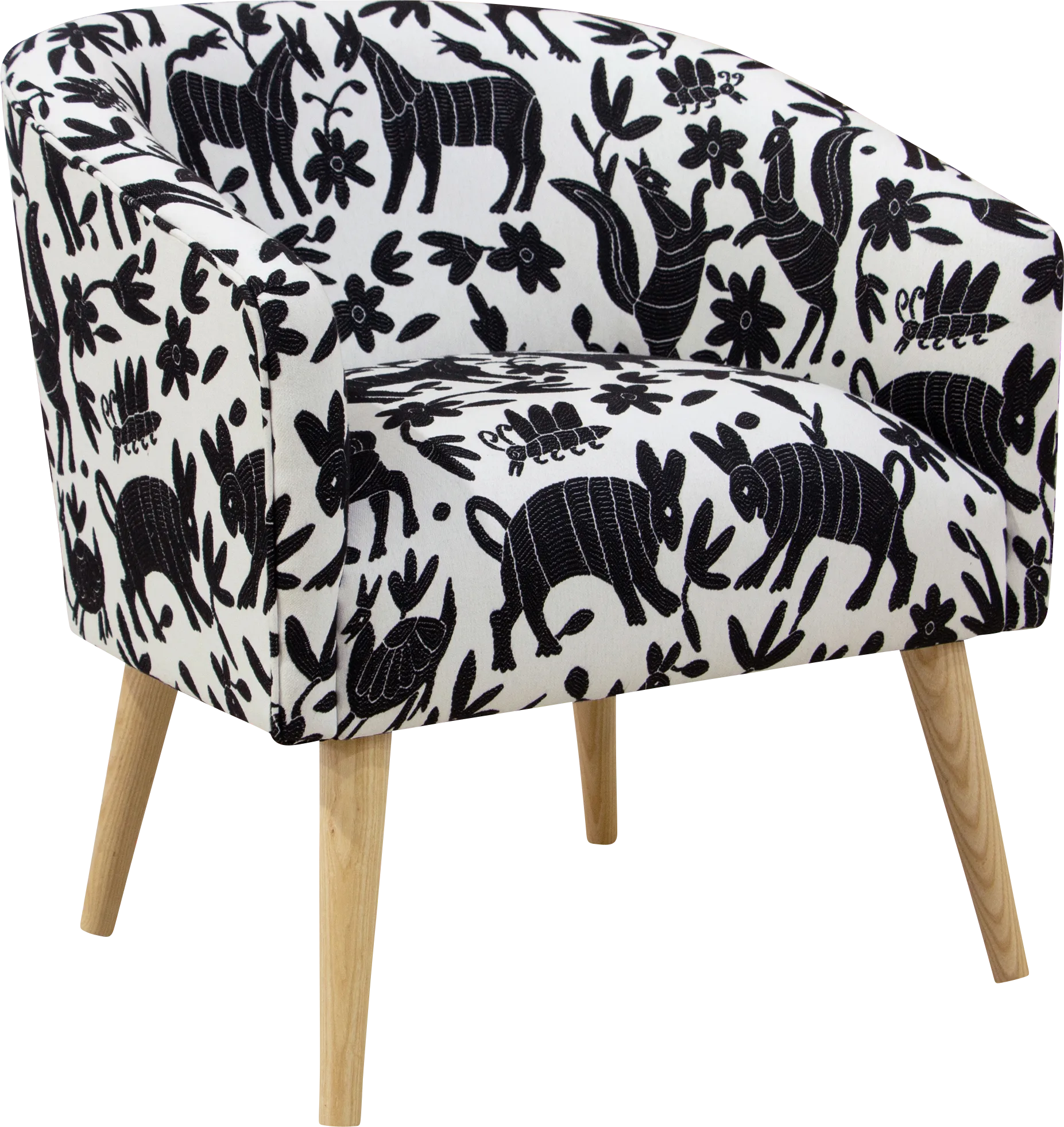 Tamesi Black Accent Chair - Image 1