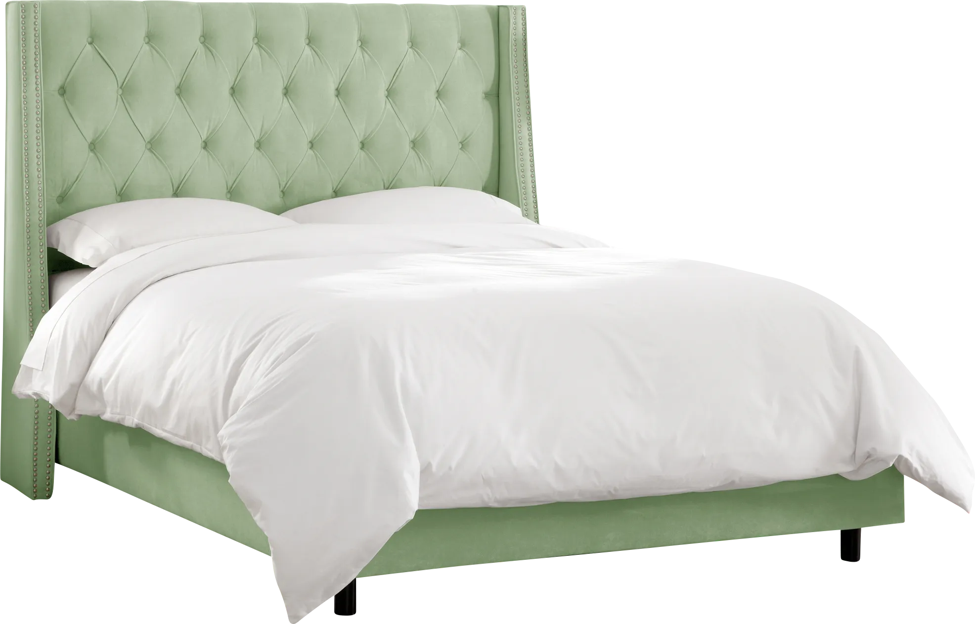 Garonne Green Twin Bed - Thumbnail - Image 1