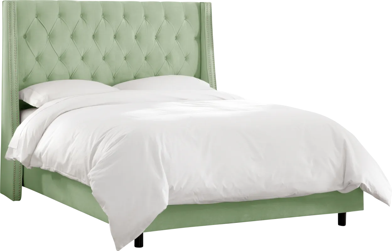 Garonne Green King Bed