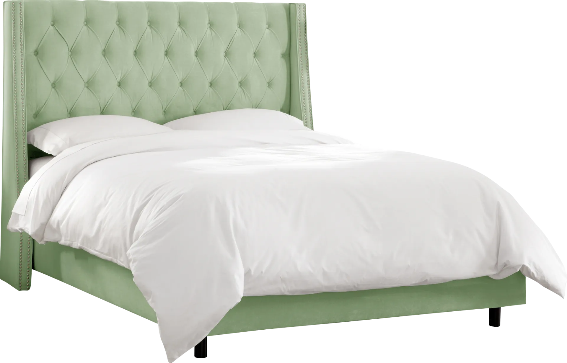 Garonne Green King Bed - Image 1