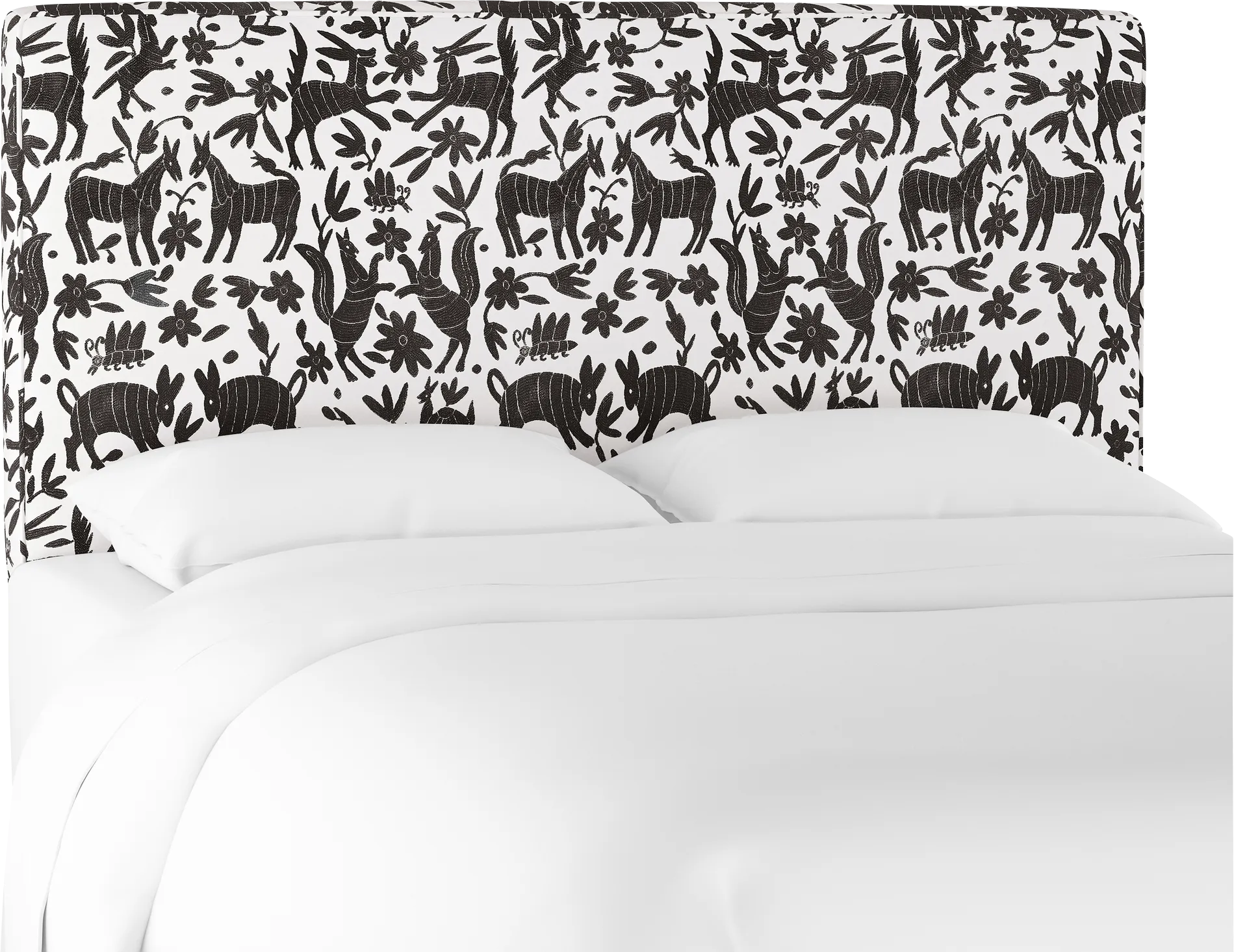 Kids Tamesi Black Twin Upholstered Headboard - Thumbnail - Image 1