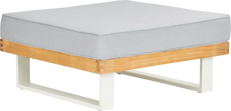 Platform Teak Outdoor Side Table