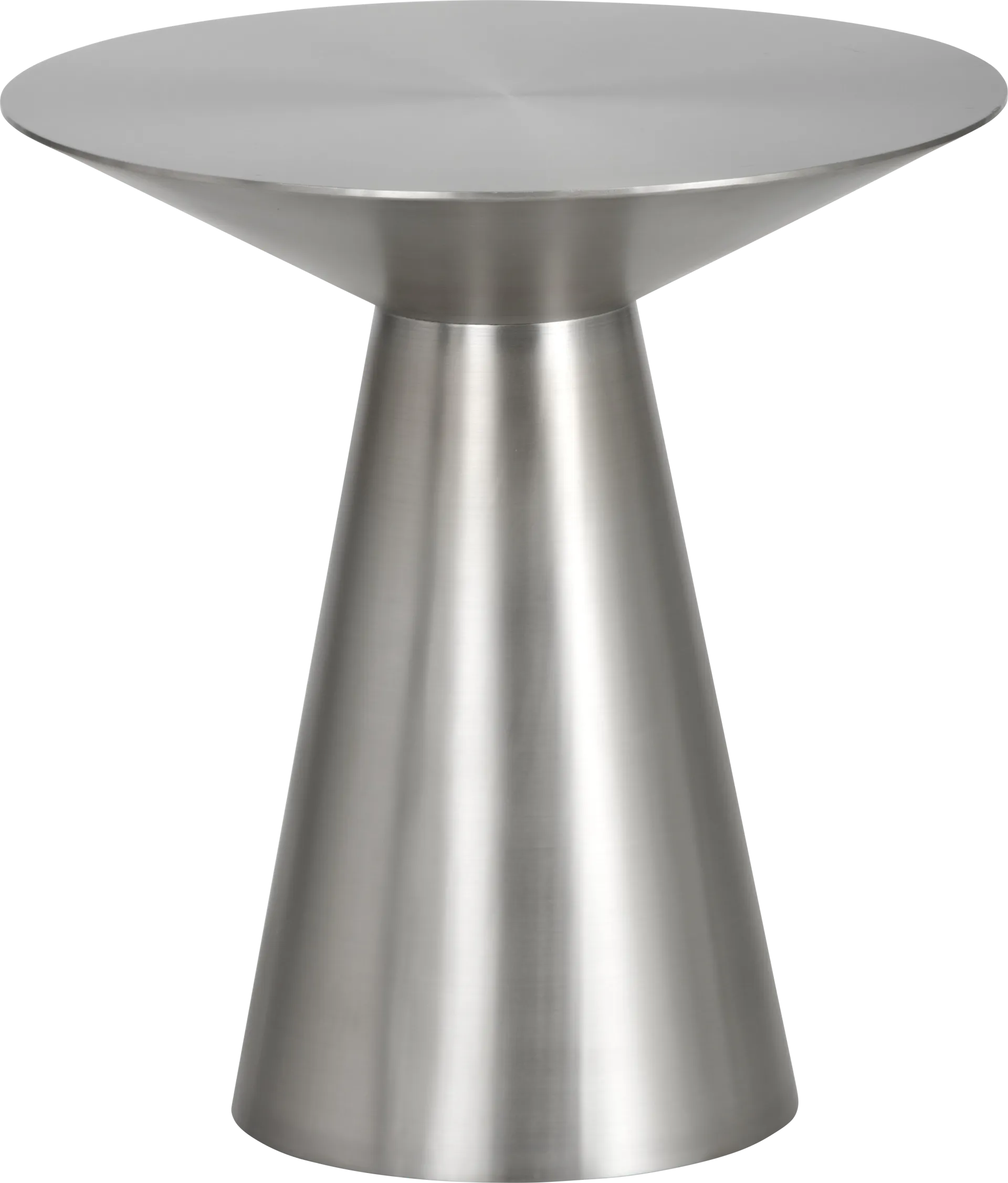 Saliba Silver Side Table - Image 1
