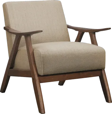 Shinano Brown Accent Chair