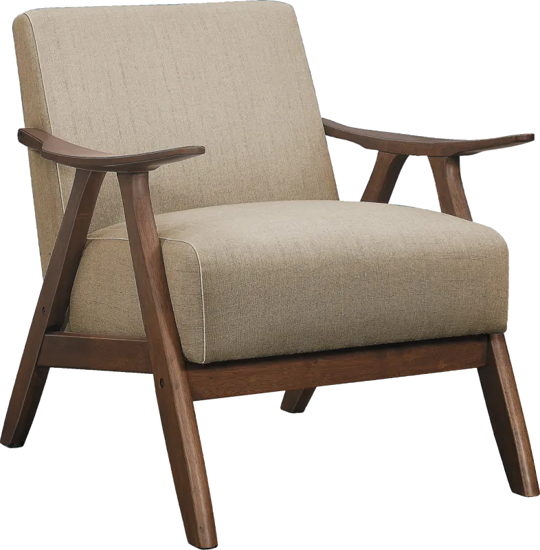 Shinano Brown Accent Chair