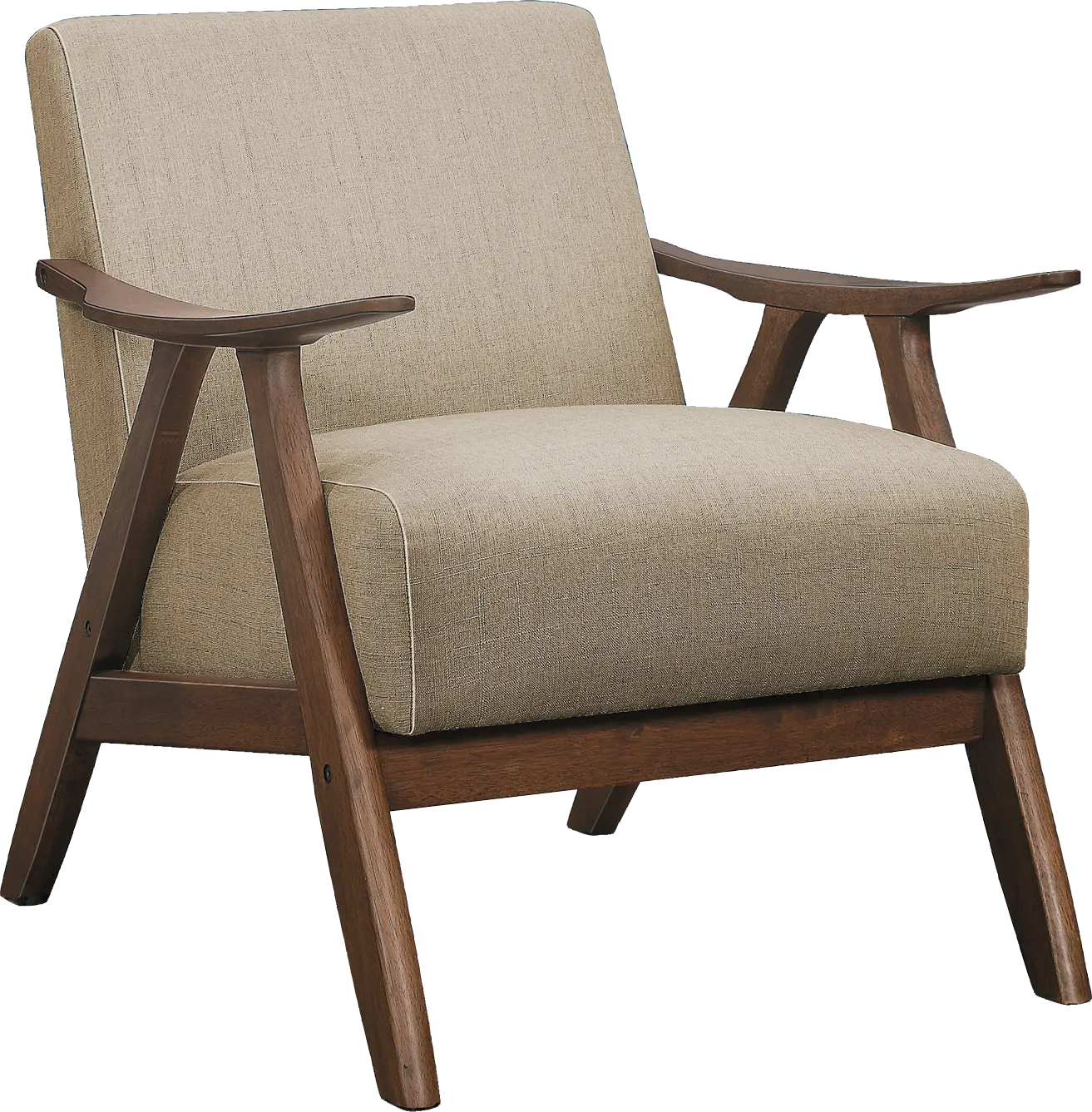Shinano Brown Accent Chair