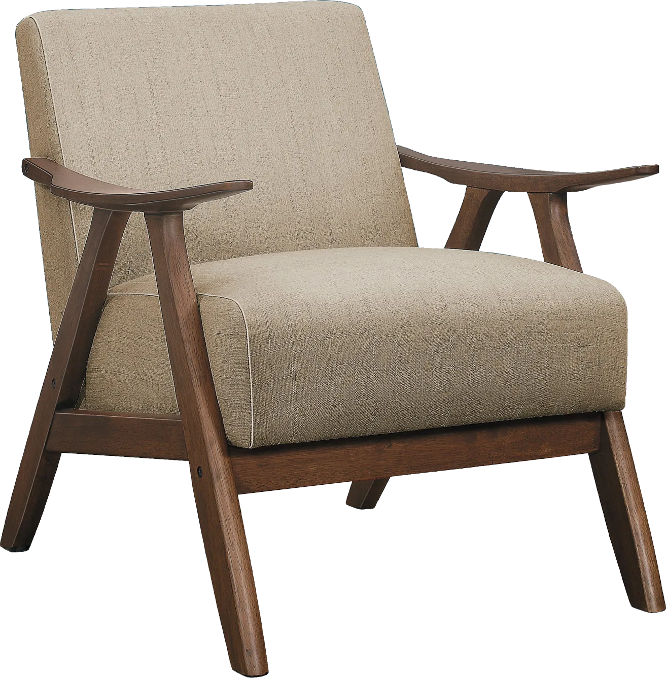 Shinano Brown Accent Chair - Image 1