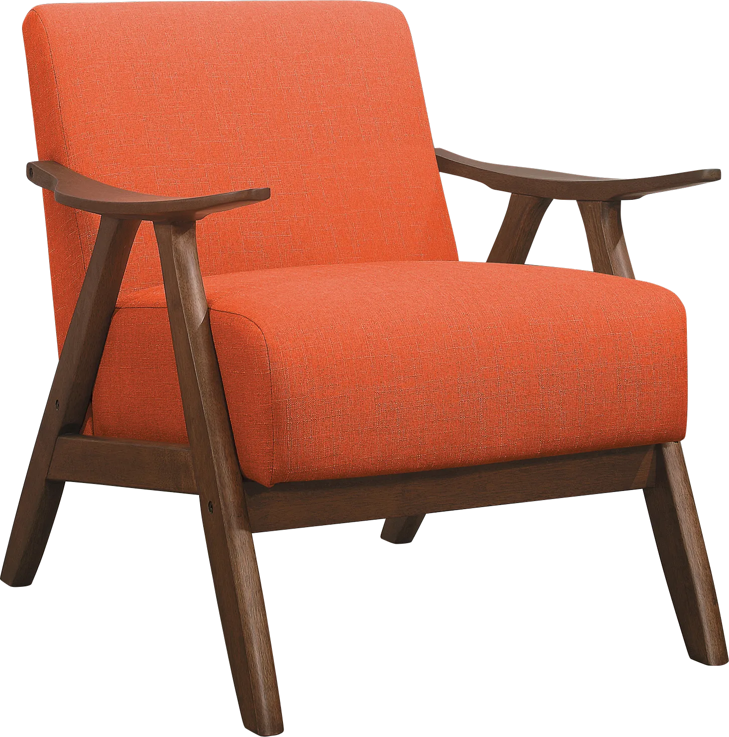 Shinano Orange Accent Chair - Thumbnail - Image 1