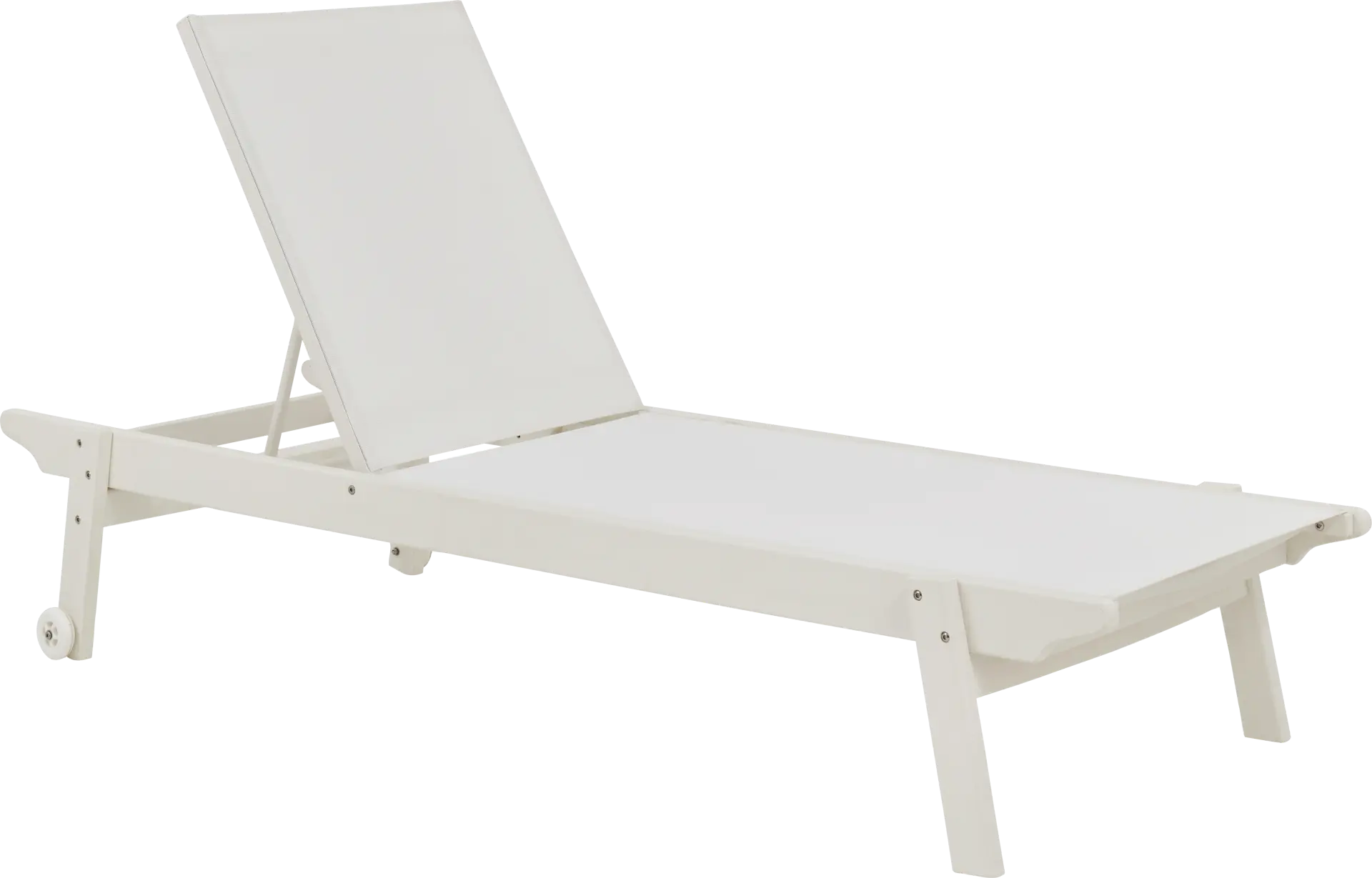 Eastlake White Outdoor Chaise