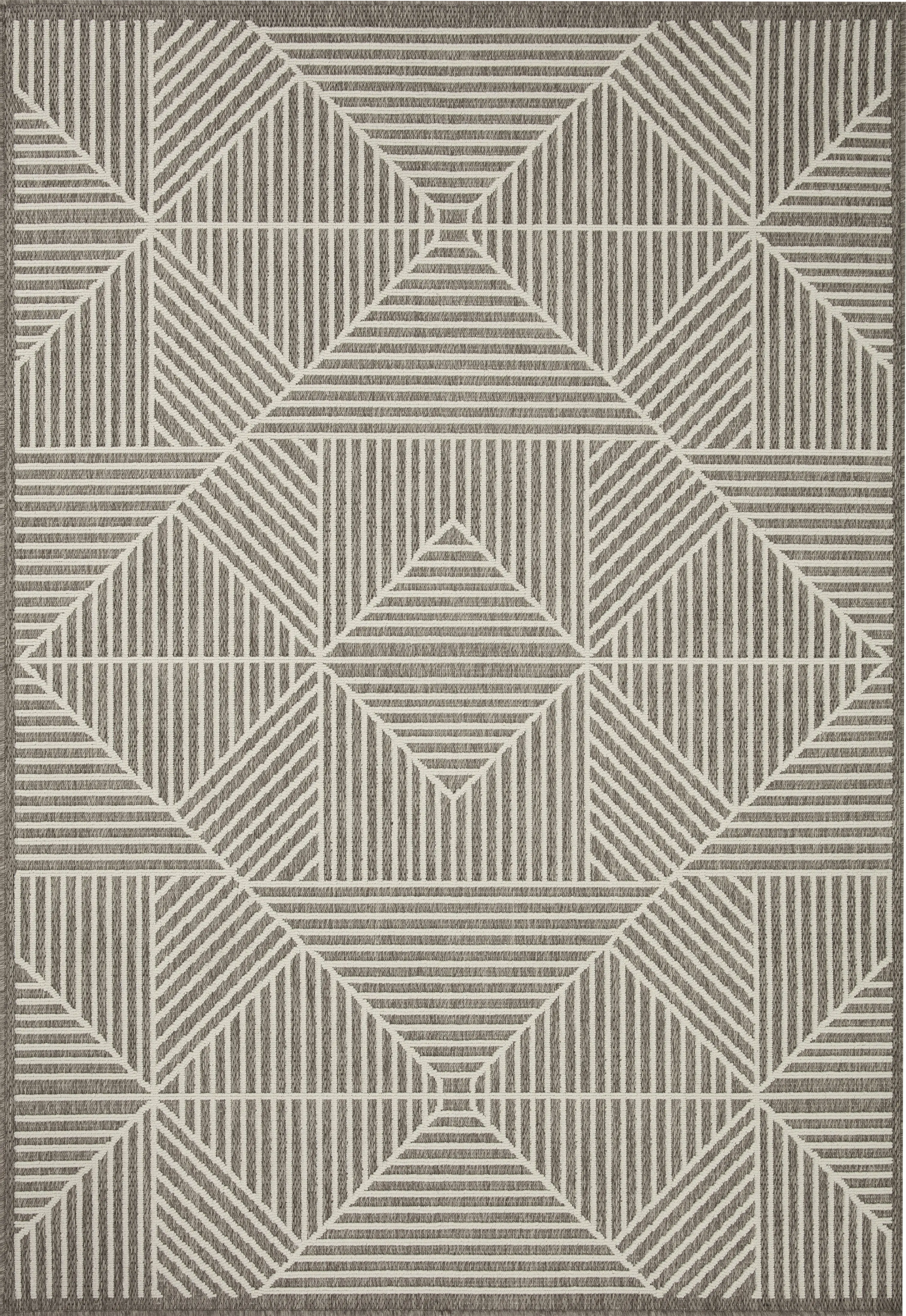 Norwalk Taupe 5'3 x 7'7 Indoor/Outdoor Rug - Thumbnail - Image 1