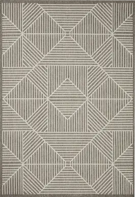 Norwalk Taupe 5'3 x 7'7 Indoor/Outdoor Rug
