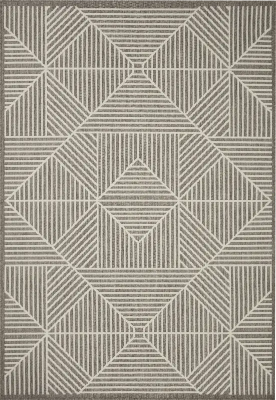 Norwalk Taupe 5'3 x 7'7 Indoor/Outdoor Rug
