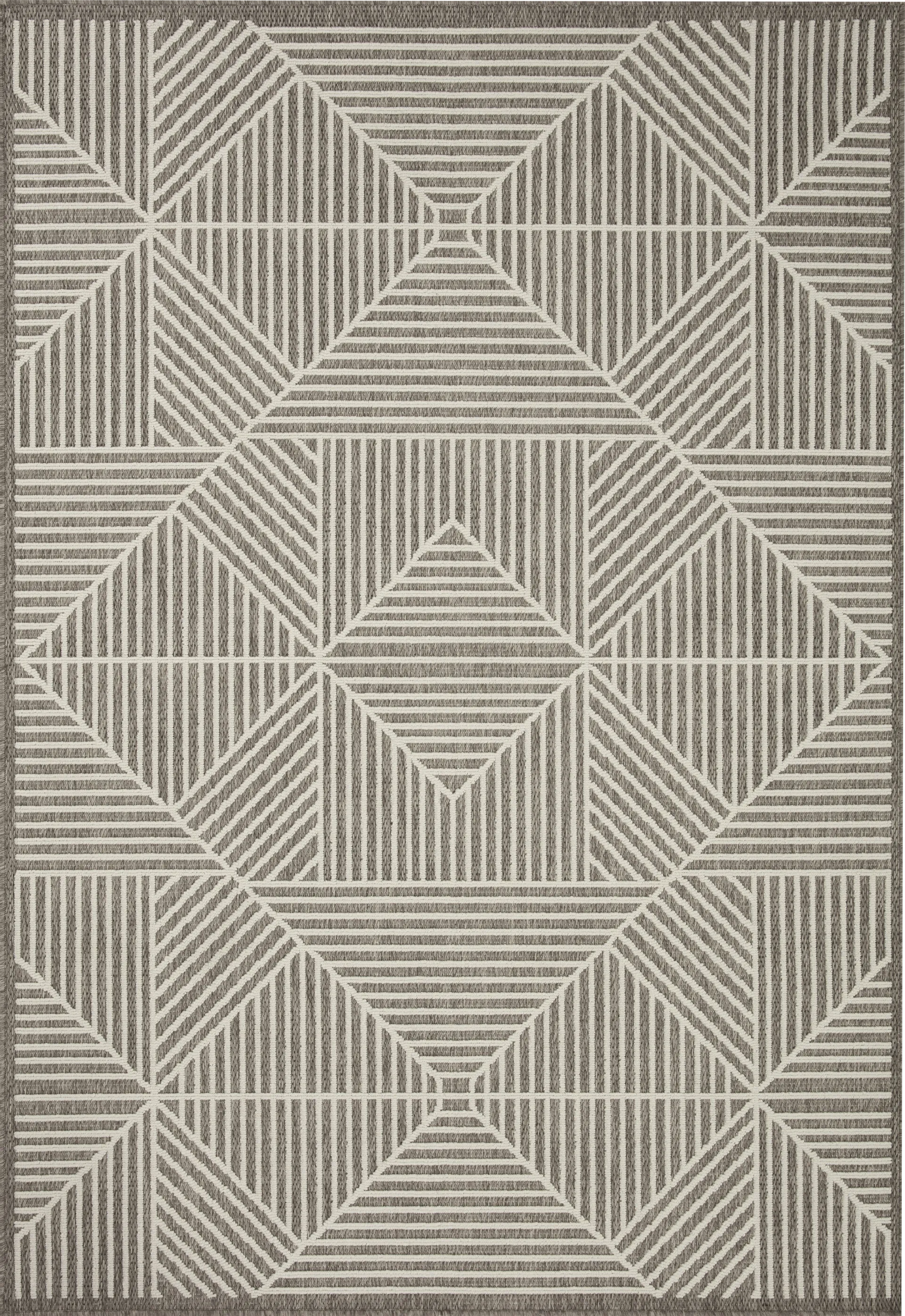 Norwalk Taupe 5'3 x 7'7 Indoor/Outdoor Rug - Image 1