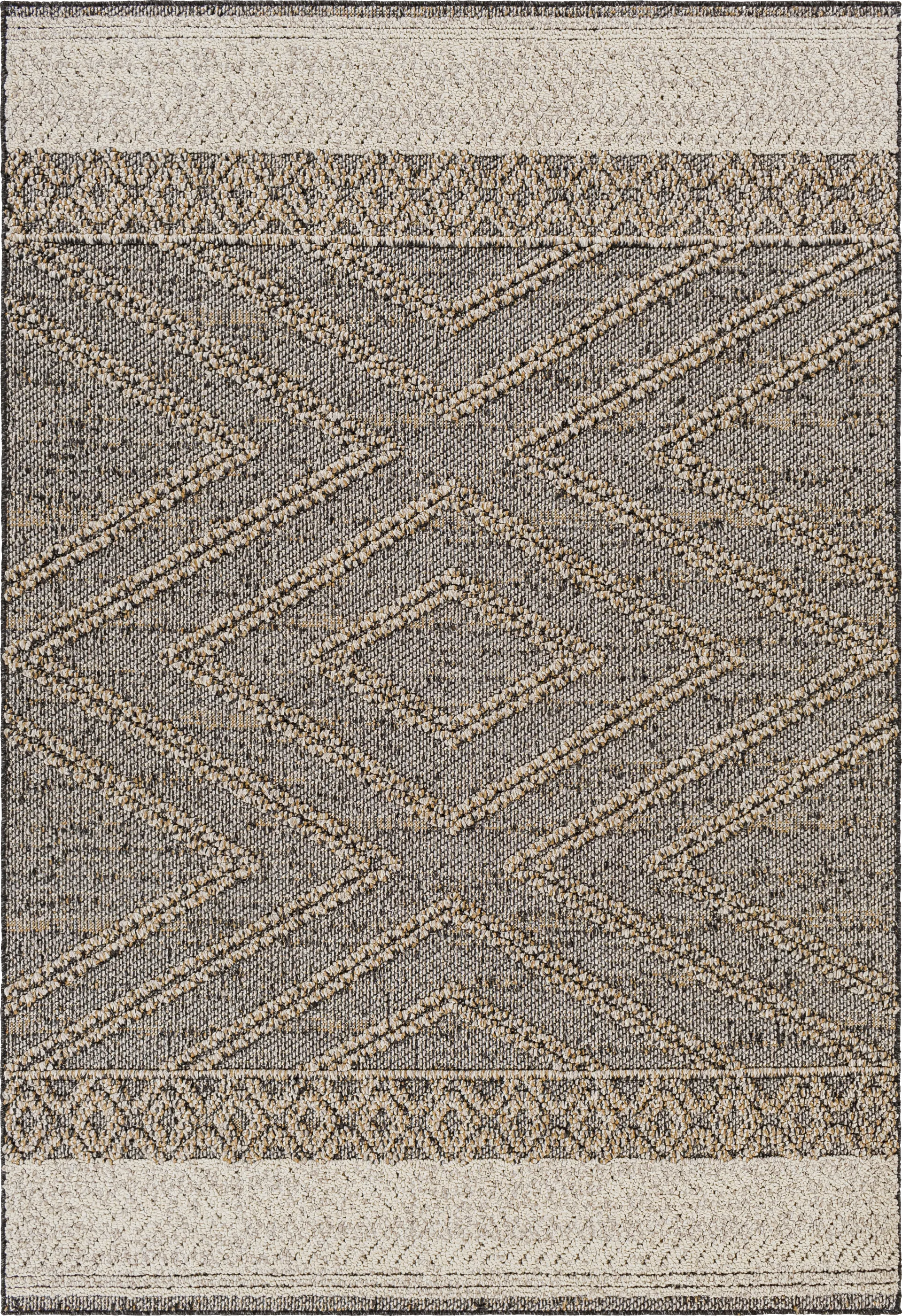 Osiris Taupe 8' x 10' Indoor/Outdoor Rug - Image 1