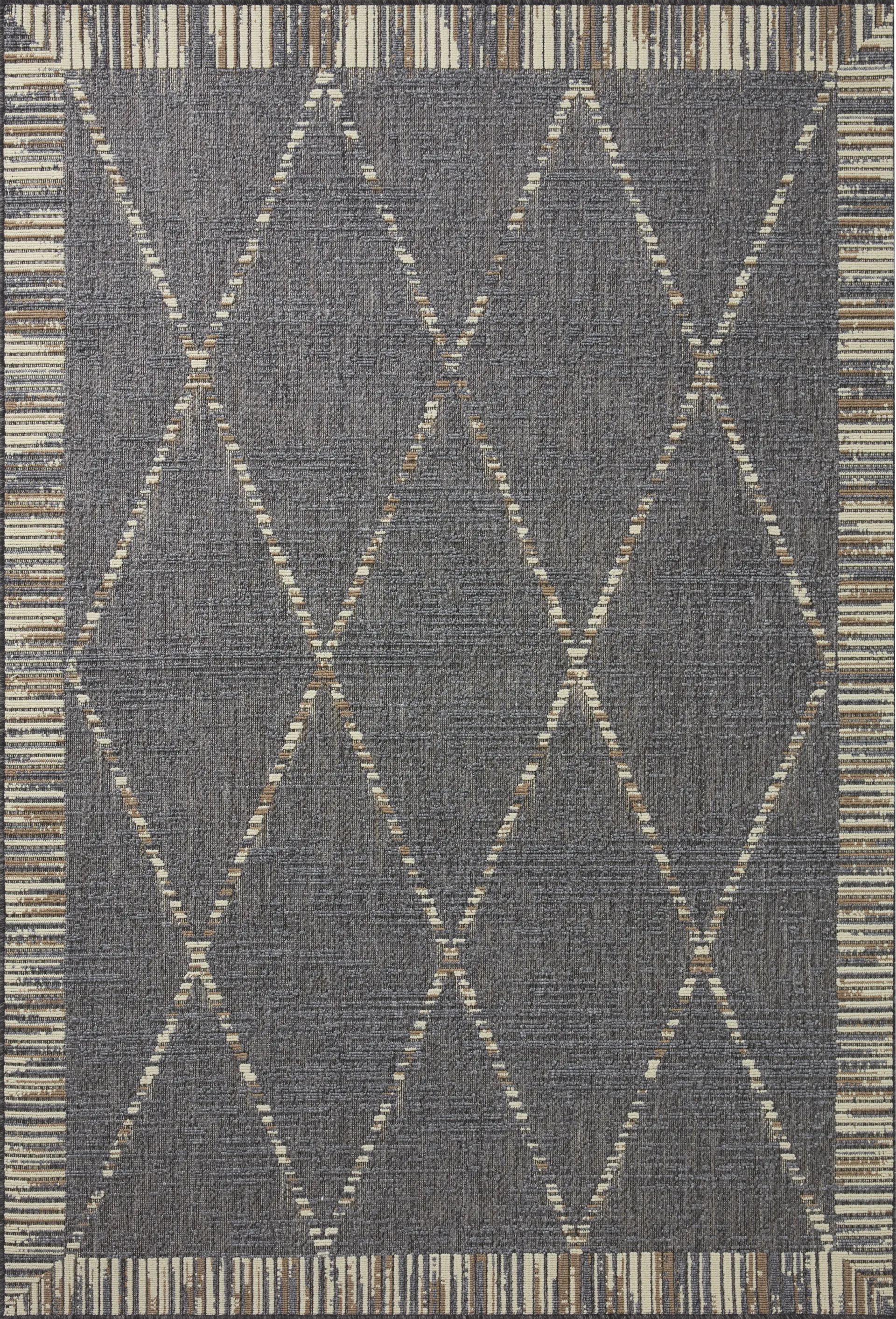 Tustin Slate 7'10 x 10'10 Indoor/Outdoor Rug - Image 1