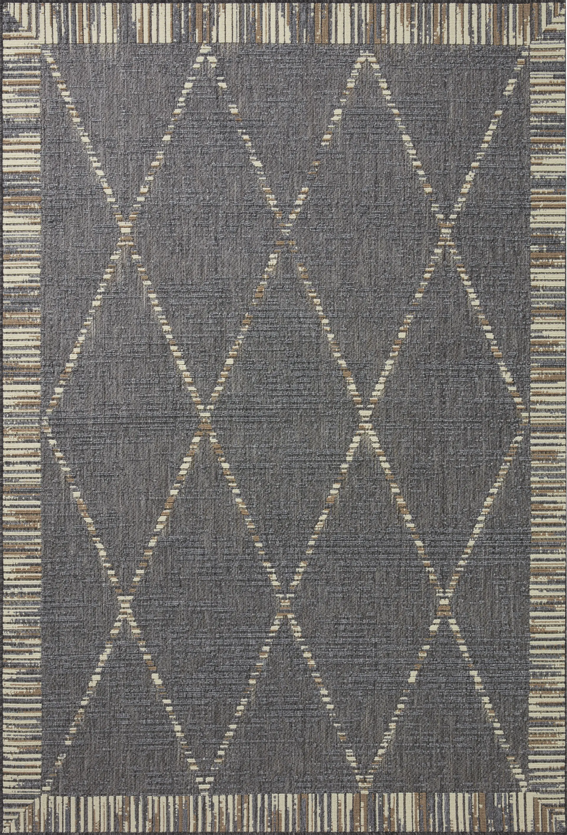 Tustin Slate 7'10 x 10'10 Indoor/Outdoor Rug