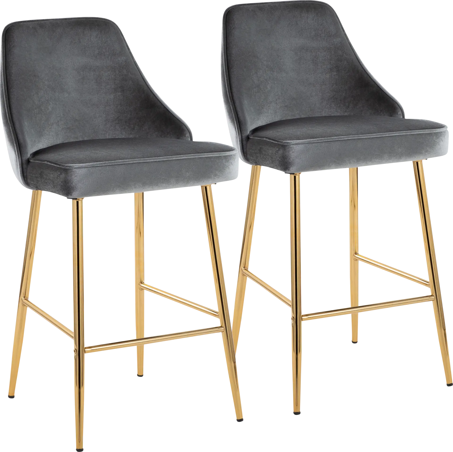 Mairie Blue Counter Height Stool, Set of 2