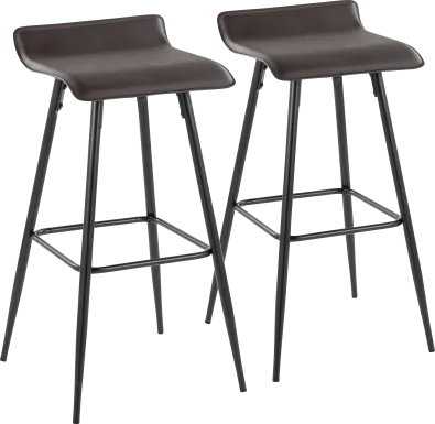 Aliceanna Espresso Barstool, Set of 2