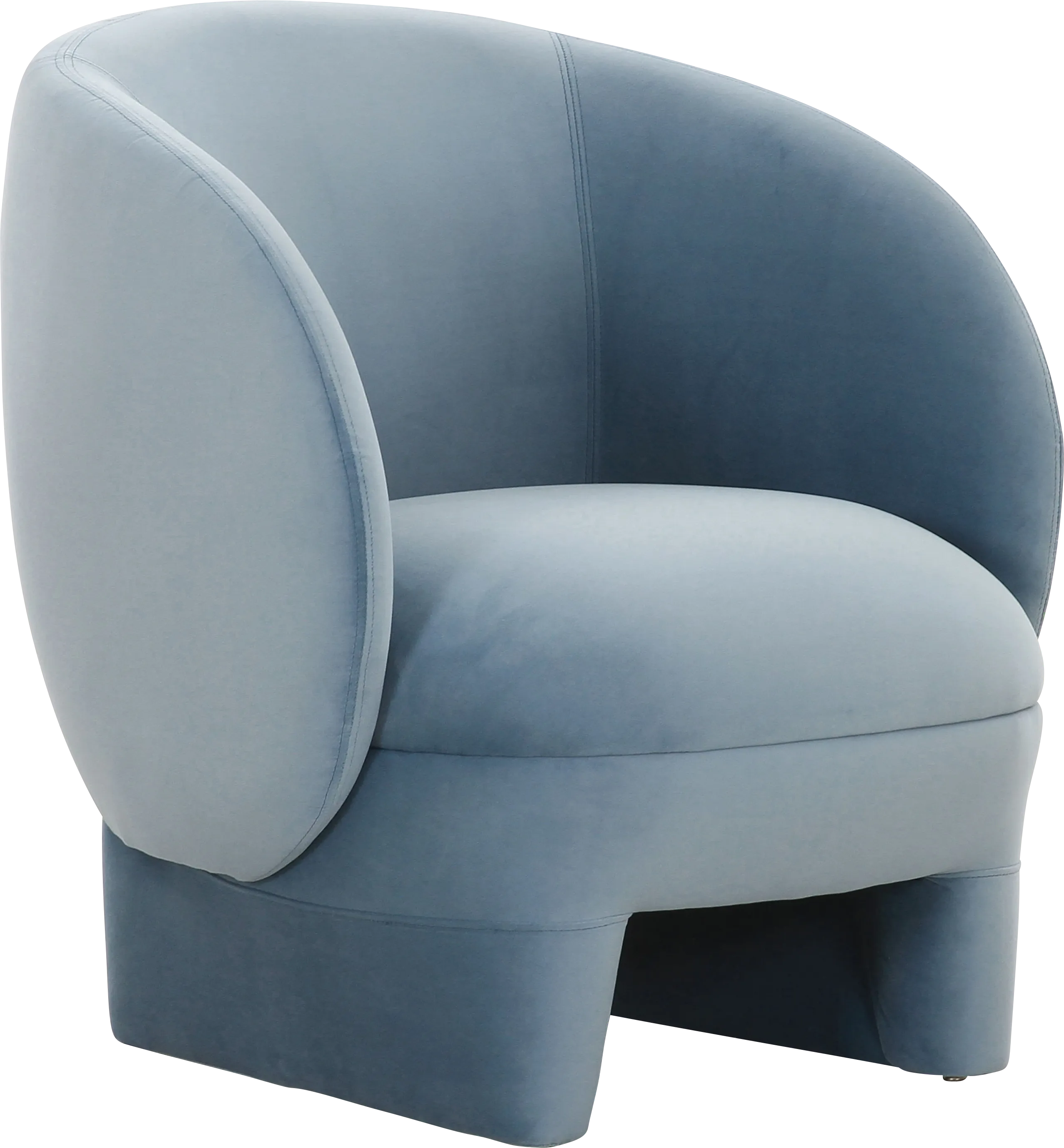 Carriger Blue Accent Chair